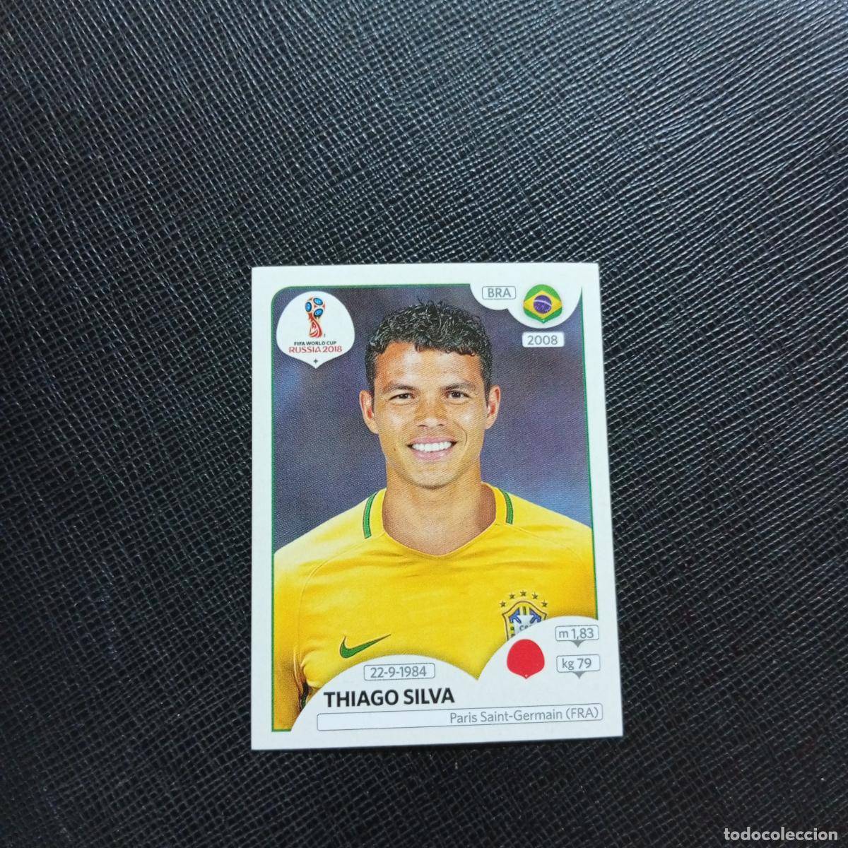 Fu&szlig;ball-Sticker: 356 THIAGO SILVA BRASIL PANINI MUNDIAL RUSIA 2018 CROMO FUTBOL 18 - SIN PEGAR - CJ2 .....