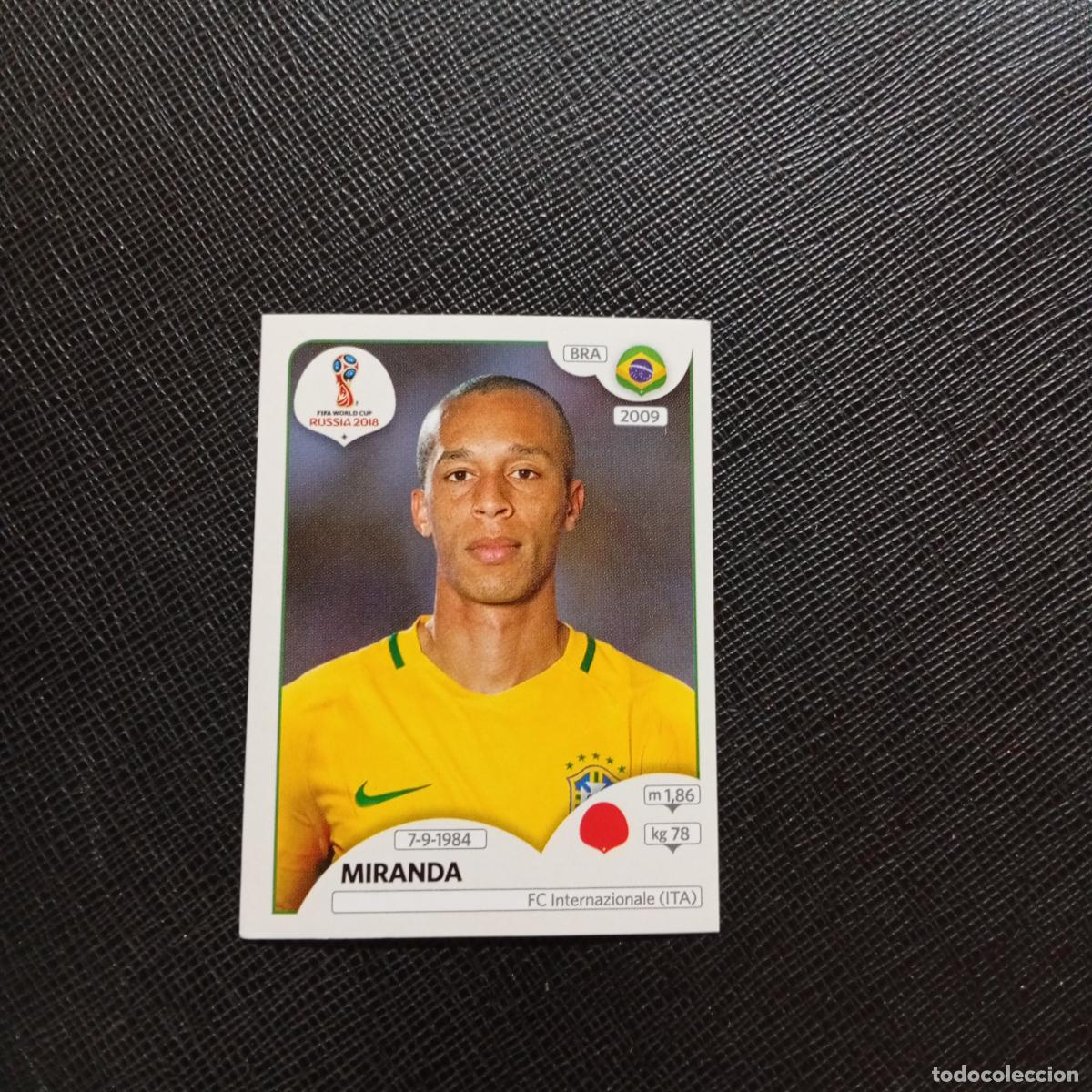Fu&szlig;ball-Sticker: 357 MIRANDA BRASIL PANINI MUNDIAL RUSIA 2018 CROMO FUTBOL 18 - SIN PEGAR - CJ2 ..