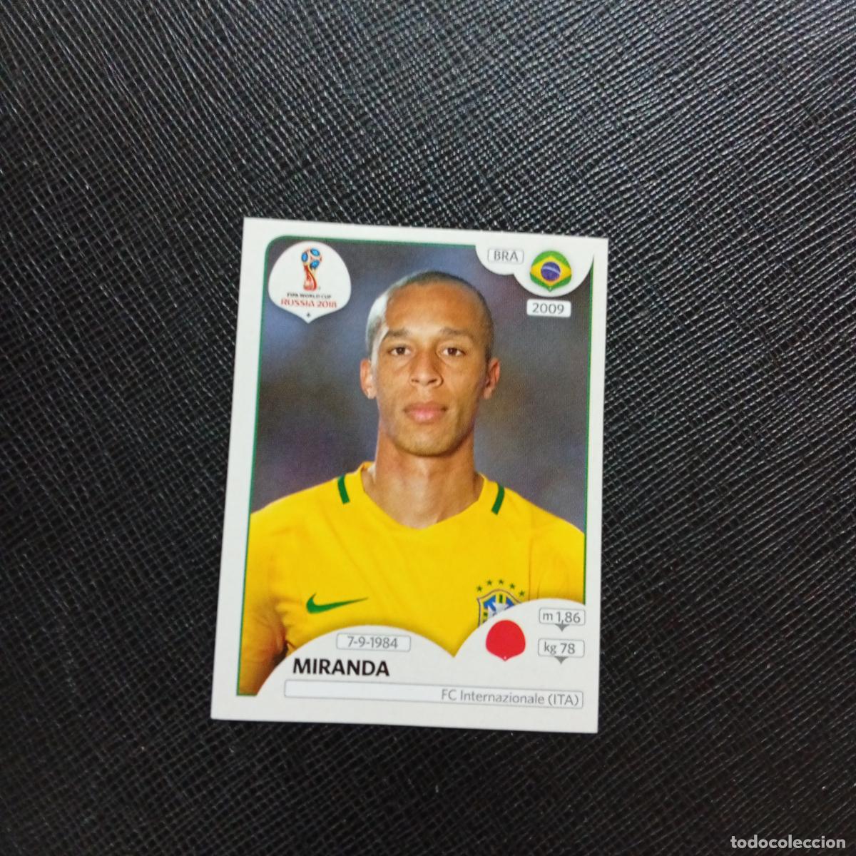 Cromos de Futebol: 357 MIRANDA BRASIL PANINI MUNDIAL RUSIA 2018 CROMO FUTBOL 18 - SIN PEGAR - CJ2 ..