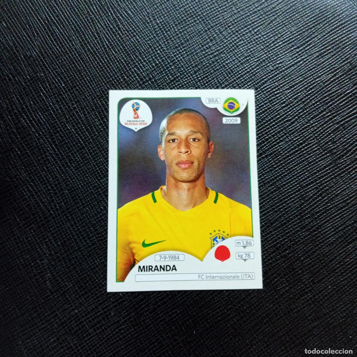 Cromos de Futebol: 357 MIRANDA BRASIL PANINI MUNDIAL RUSIA 2018 CROMO FUTBOL 18 - SIN PEGAR - CJ2 ...