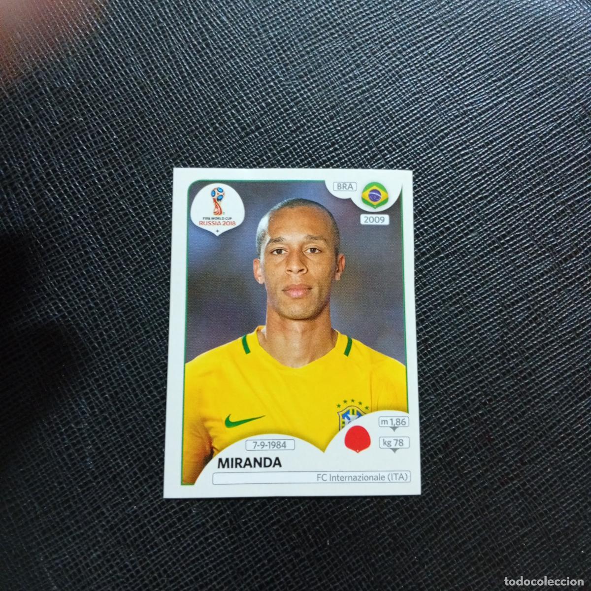 Cromos de Futebol: 357 MIRANDA BRASIL PANINI MUNDIAL RUSIA 2018 CROMO FUTBOL 18 - SIN PEGAR - CJ2 ......