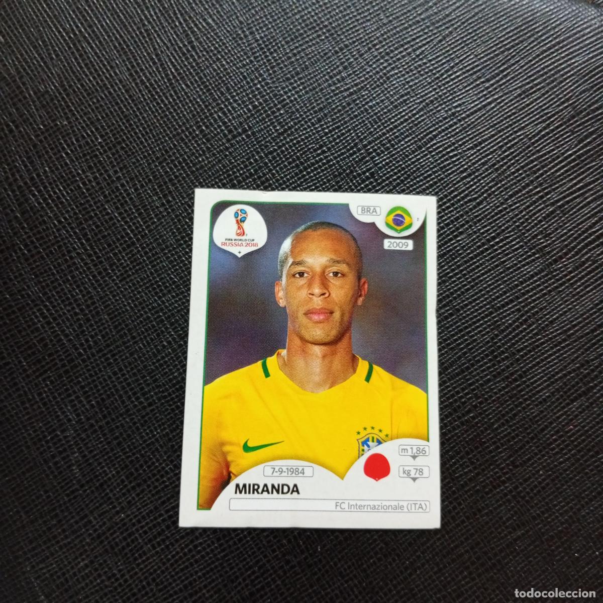 Cromos de Futebol: 357 MIRANDA BRASIL PANINI MUNDIAL RUSIA 2018 CROMO FUTBOL 18 - SIN PEGAR - CJ2 ......