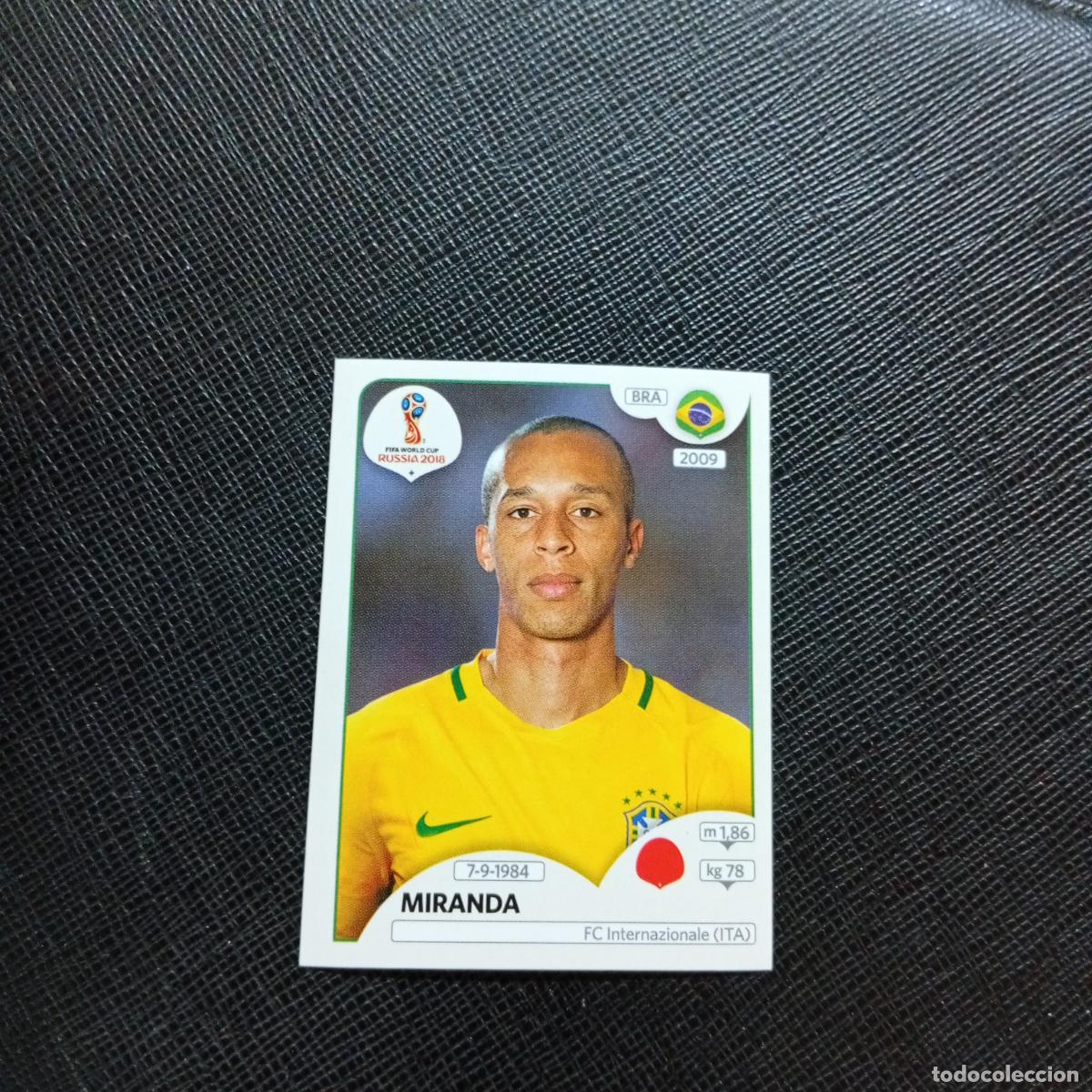 Cromos de Futebol: 357 MIRANDA BRASIL PANINI MUNDIAL RUSIA 2018 CROMO FUTBOL 18 - SIN PEGAR - CJ2 .......
