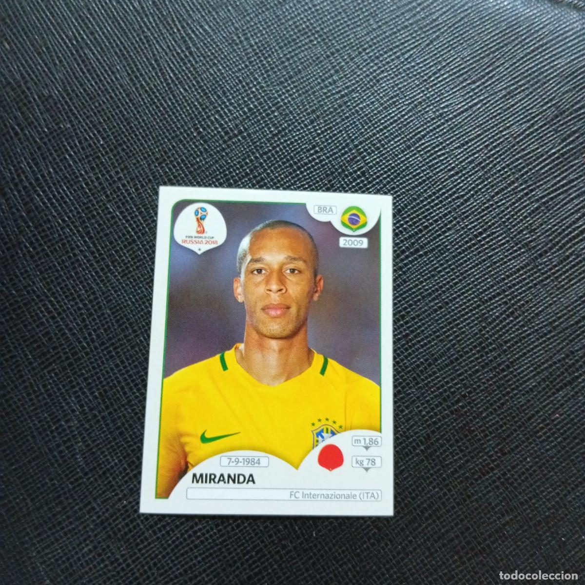 Cartes &agrave; collectionner de Football: 357 MIRANDA BRASIL PANINI MUNDIAL RUSIA 2018 CROMO FUTBOL 18 - SIN PEGAR - CJ2 ........