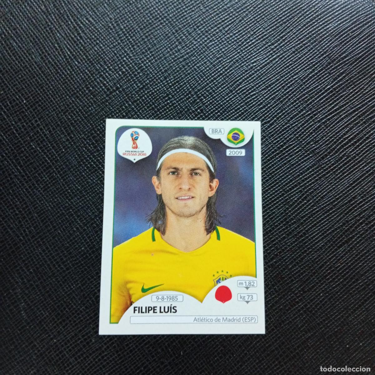 Cartes &agrave; collectionner de Football: 358 FILIPE LUIS BRASIL PANINI MUNDIAL RUSIA 2018 CROMO FUTBOL 18 - SIN PEGAR - CJ2