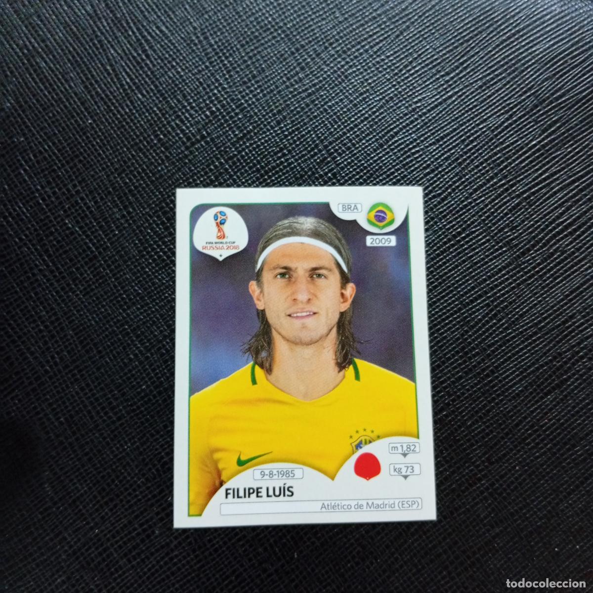 Cartes &agrave; collectionner de Football: 358 FILIPE LUIS BRASIL PANINI MUNDIAL RUSIA 2018 CROMO FUTBOL 18 - SIN PEGAR - CJ2 .
