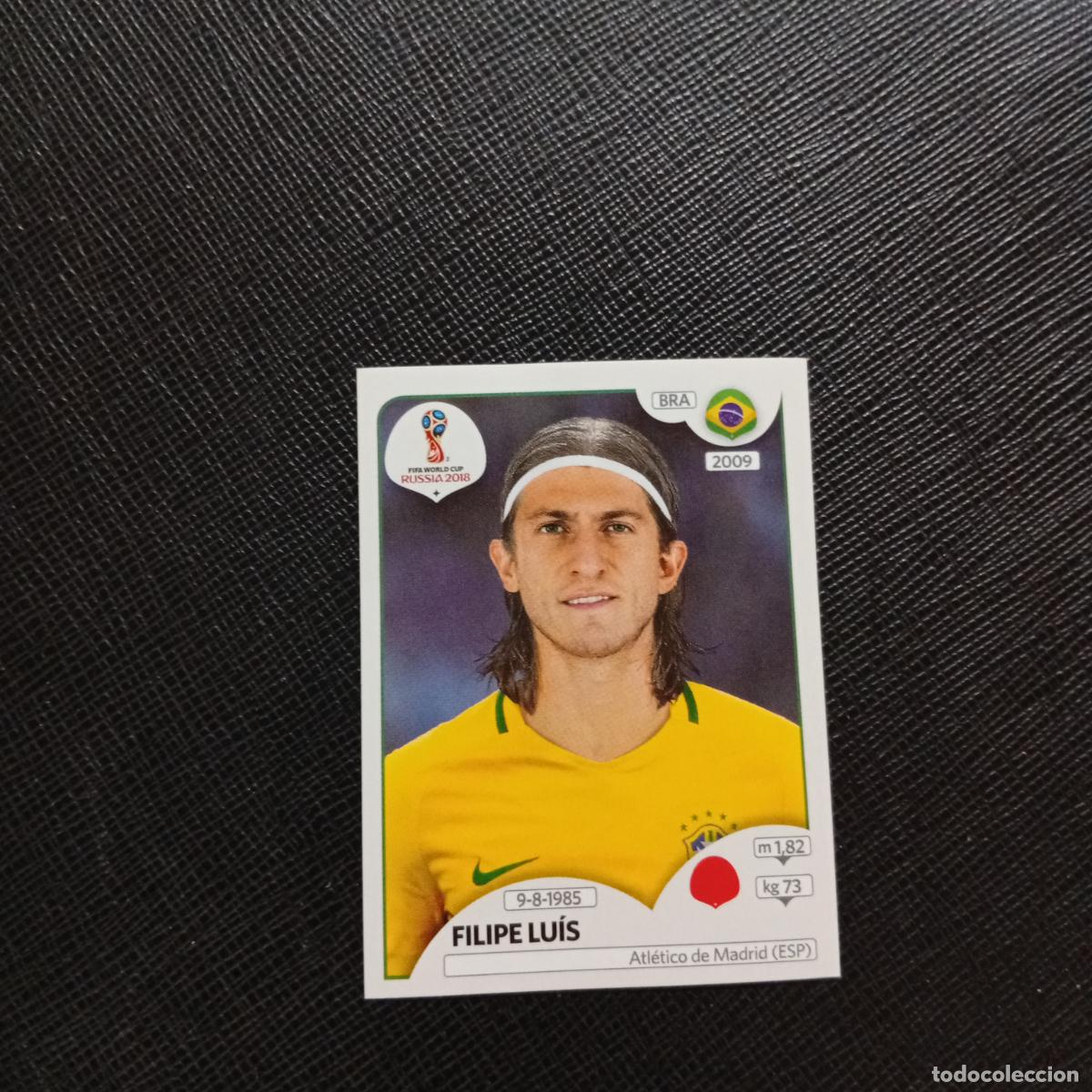 Cartes &agrave; collectionner de Football: 358 FILIPE LUIS BRASIL PANINI MUNDIAL RUSIA 2018 CROMO FUTBOL 18 - SIN PEGAR - CJ2 ..