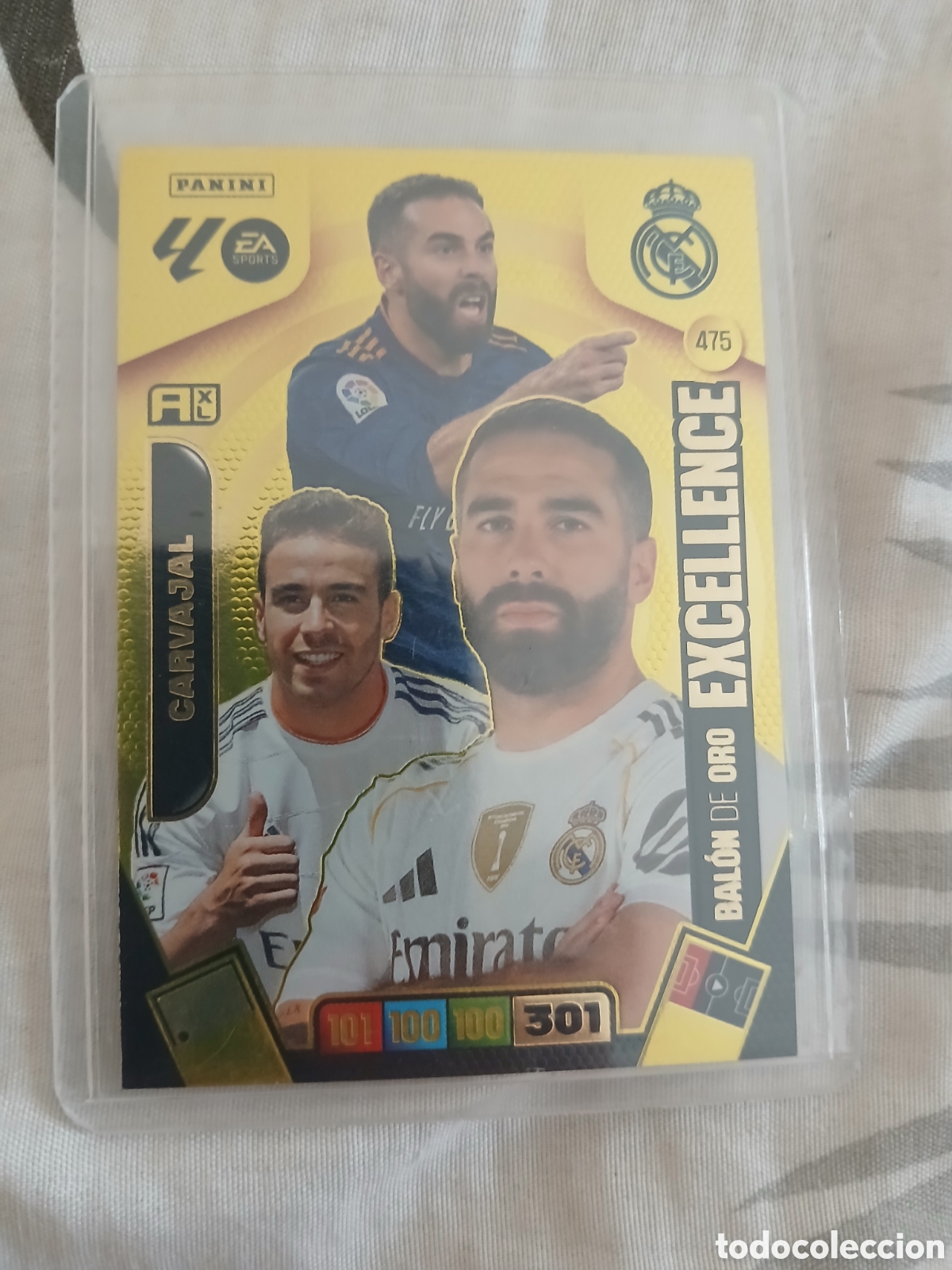 Cartes &agrave; collectionner de Football: Balon de oro Excellence carvajal