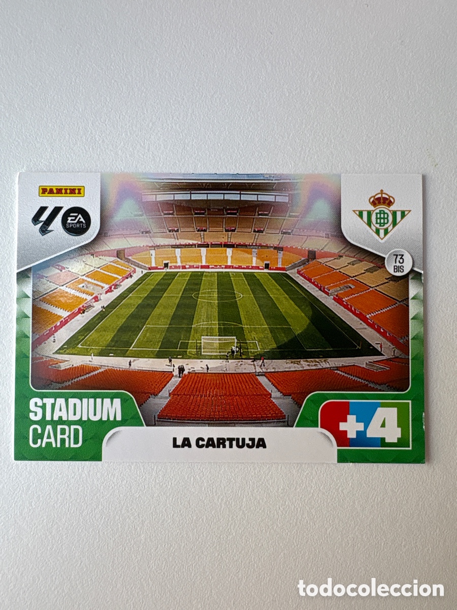 Figurine di Calcio: Carta La Cartuja Stadium Card Betis 73bis Adrenalyn 2025-26