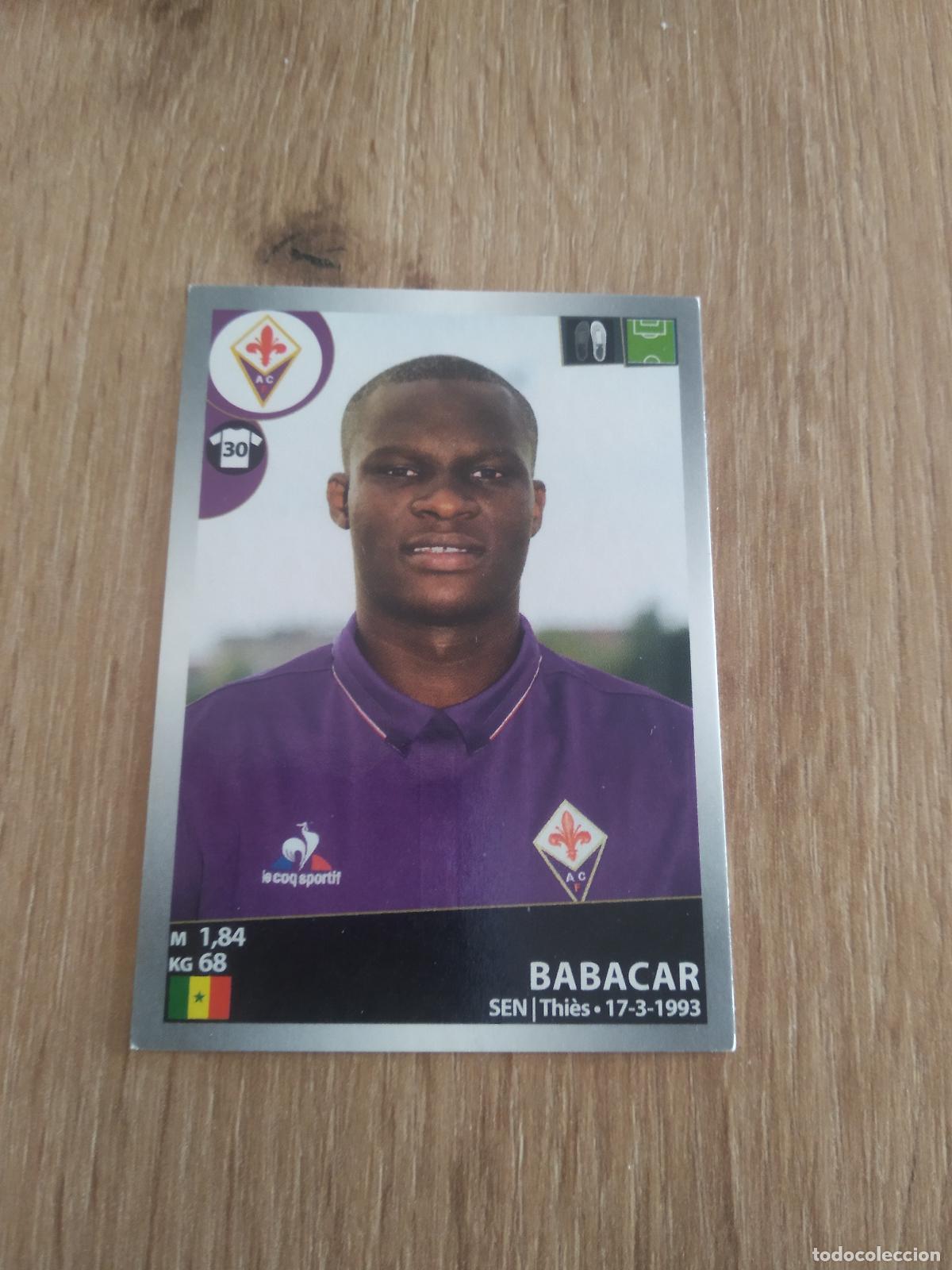 Figurine di Calcio: 193 babacar fiorentina CROMO FUTBOL PANINI LIGA ITALIA 16-17 CALCIATORI 2016-2017