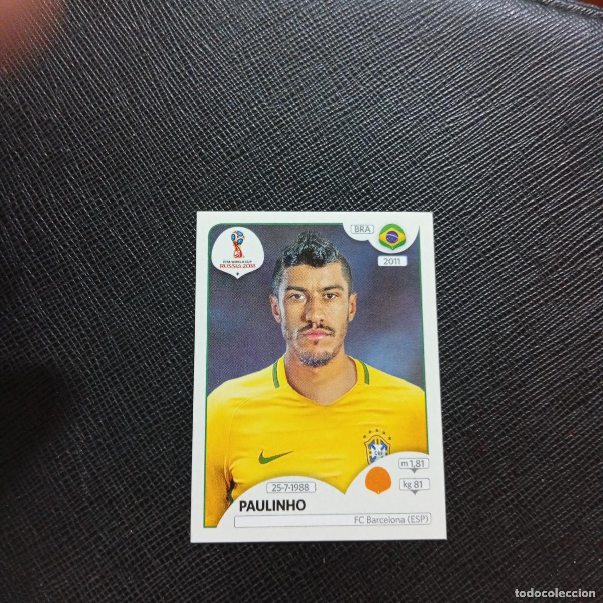 Figurine di Calcio: 362 PAULINHO BRASIL PANINI MUNDIAL RUSIA 2018 CROMO FUTBOL 18 - SIN PEGAR - CJ2 ..