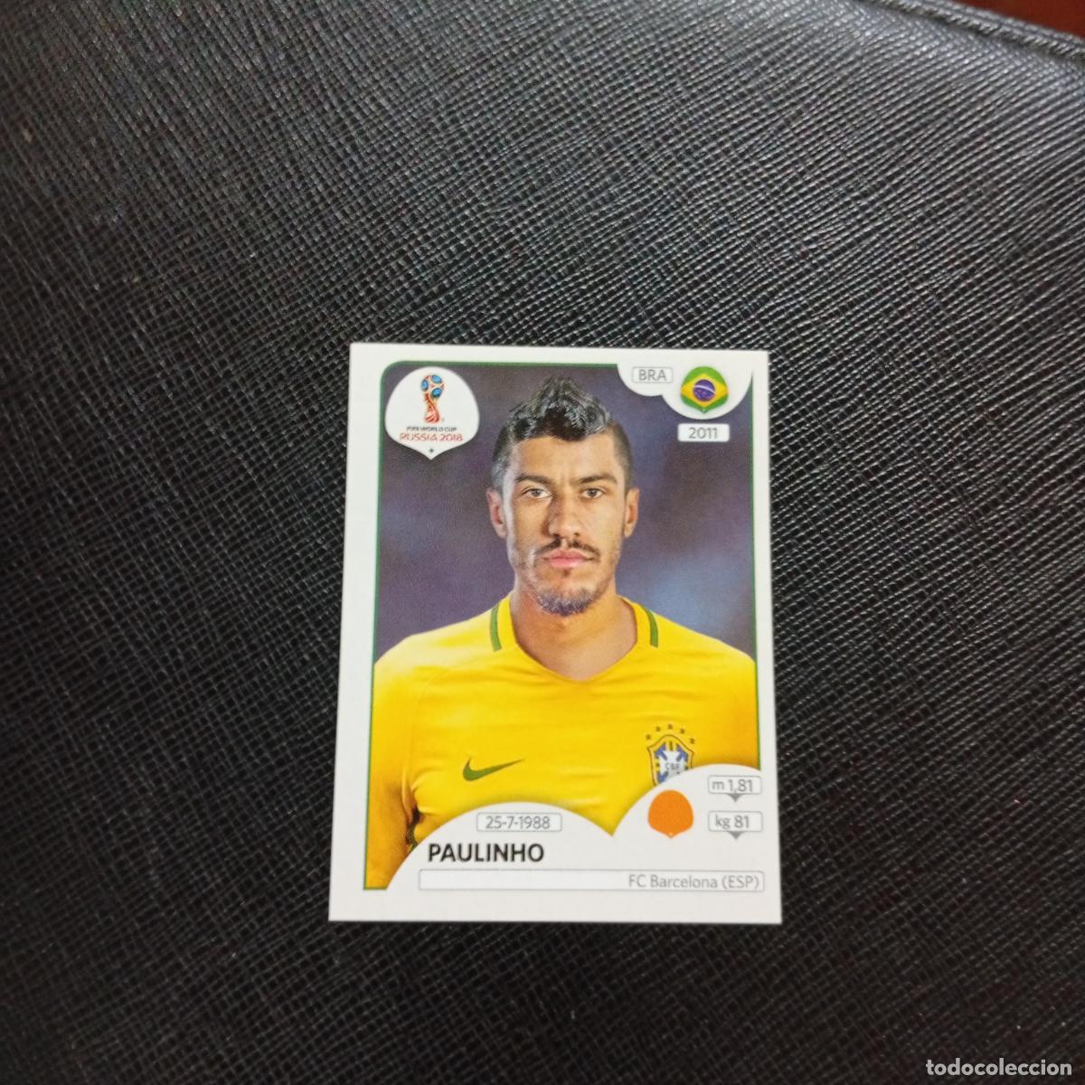 Figurine di Calcio: 362 PAULINHO BRASIL PANINI MUNDIAL RUSIA 2018 CROMO FUTBOL 18 - SIN PEGAR - CJ2 ...