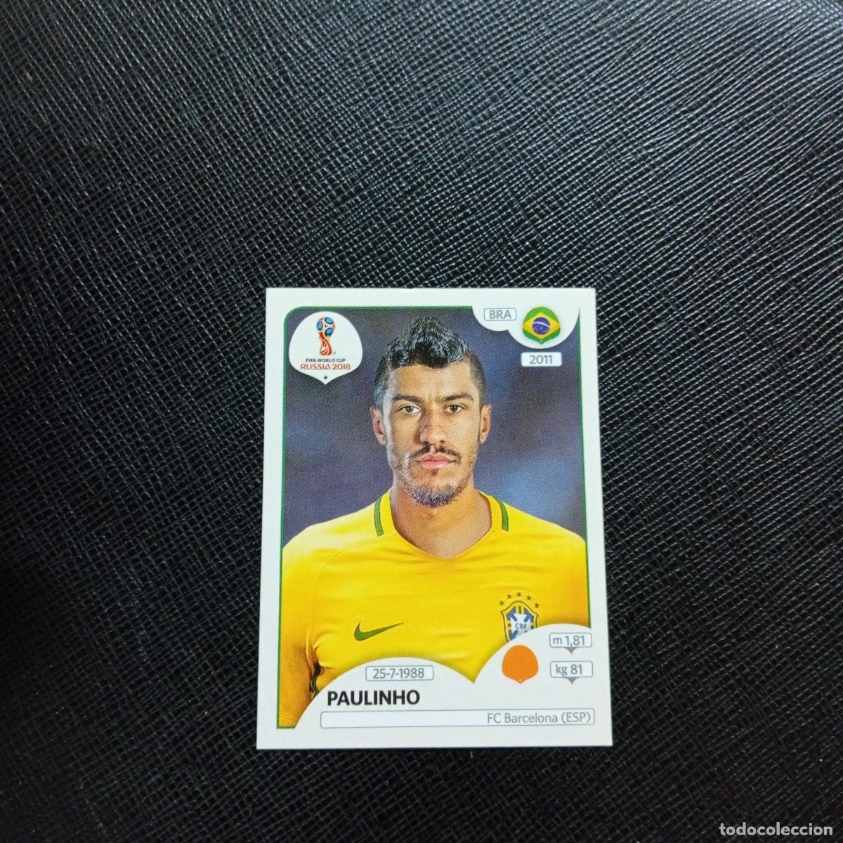 Figurine di Calcio: 362 PAULINHO BRASIL PANINI MUNDIAL RUSIA 2018 CROMO FUTBOL 18 - SIN PEGAR - CJ2 ...