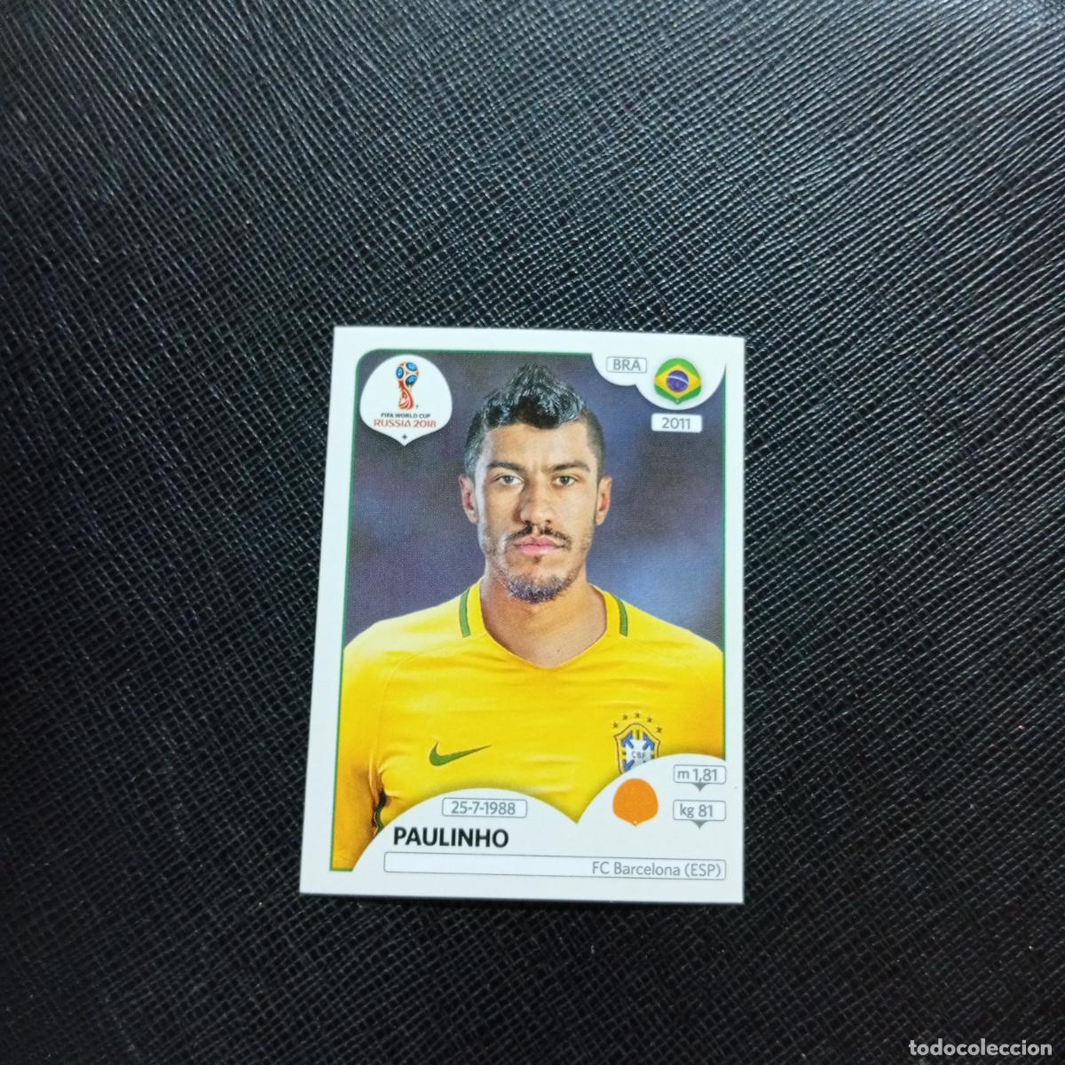 Figurine di Calcio: 362 PAULINHO BRASIL PANINI MUNDIAL RUSIA 2018 CROMO FUTBOL 18 - SIN PEGAR - CJ2 ....