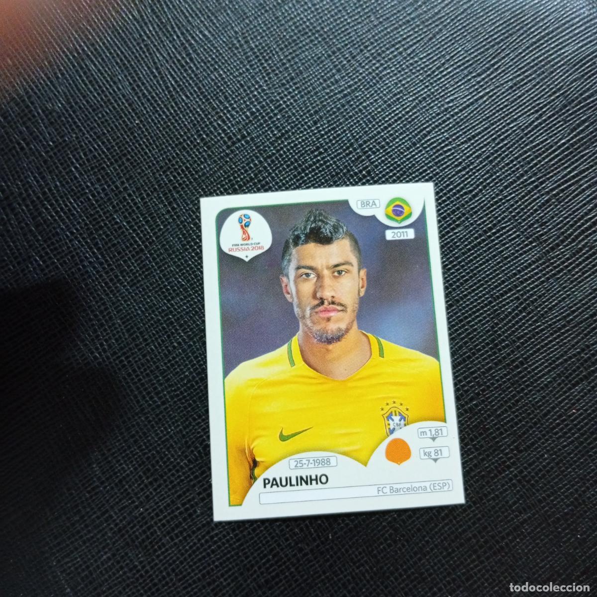 Figurine di Calcio: 362 PAULINHO BRASIL PANINI MUNDIAL RUSIA 2018 CROMO FUTBOL 18 - SIN PEGAR - CJ2 ....