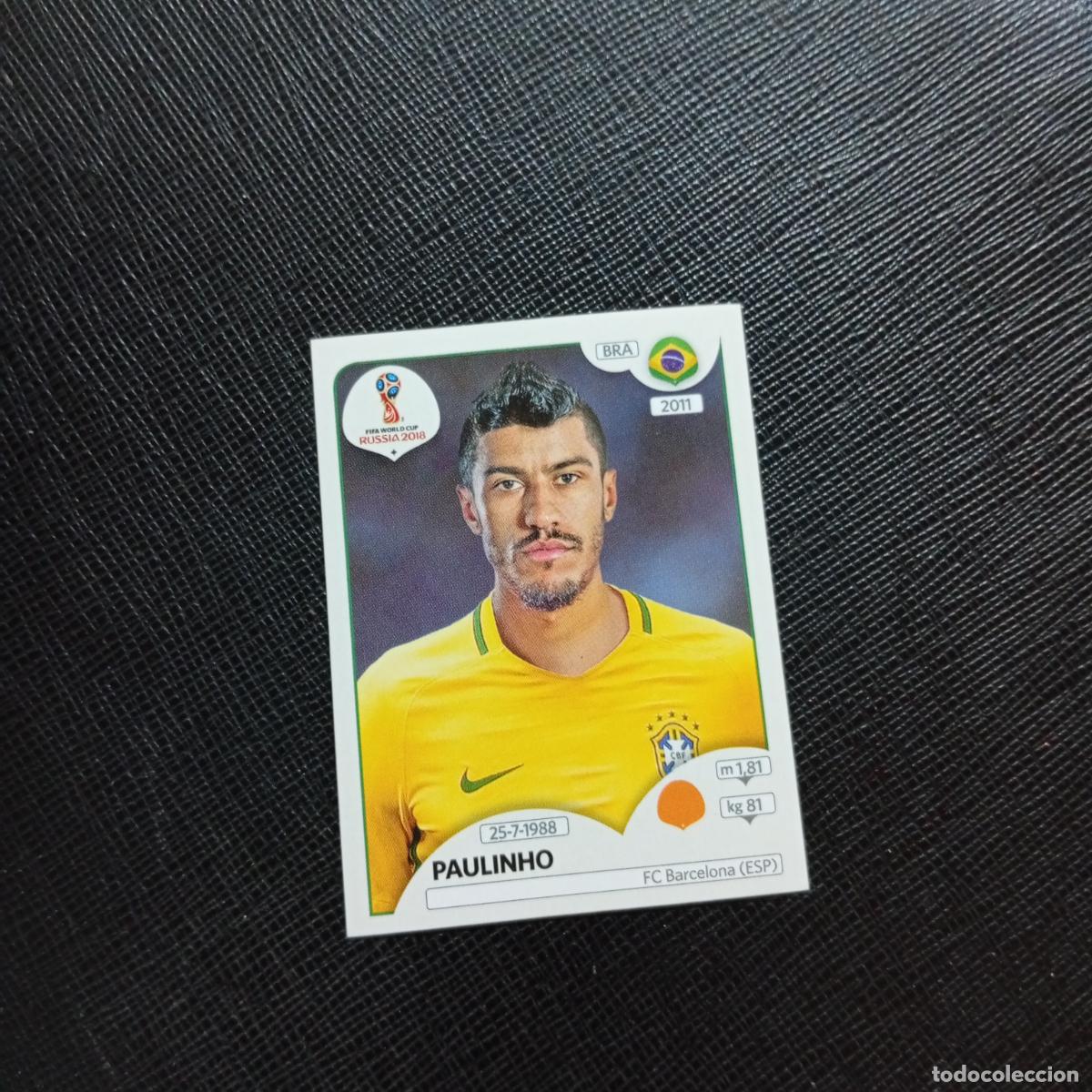 Football Stickers: 362 PAULINHO BRASIL PANINI MUNDIAL RUSIA 2018 CROMO FUTBOL 18 - SIN PEGAR - CJ2 ..........