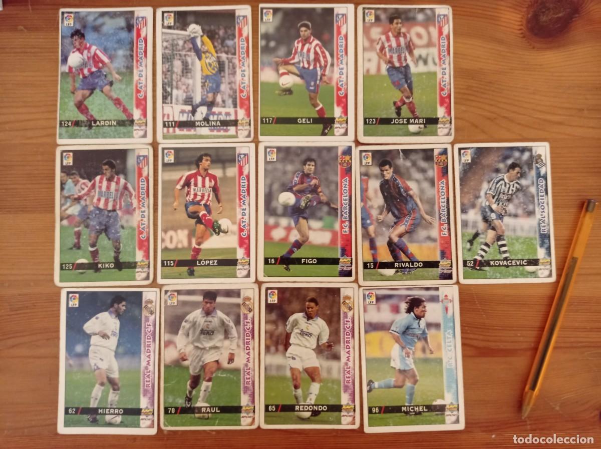 Football Stickers: 13 fichas Mundicromo 1998-99 98 99
