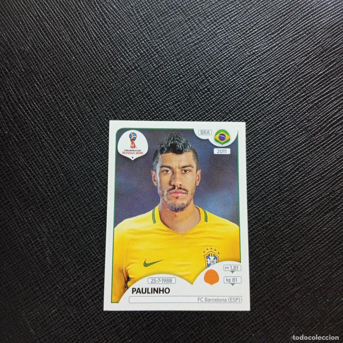 Football Stickers: 362 PAULINHO BRASIL PANINI MUNDIAL RUSIA 2018 CROMO FUTBOL 18 - SIN PEGAR - CJ2 ..........