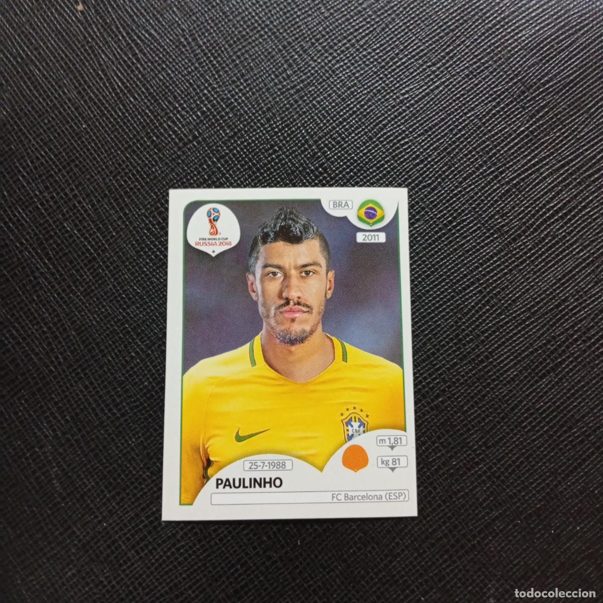 Football Stickers: 362 PAULINHO BRASIL PANINI MUNDIAL RUSIA 2018 CROMO FUTBOL 18 - SIN PEGAR - CJ2 ............