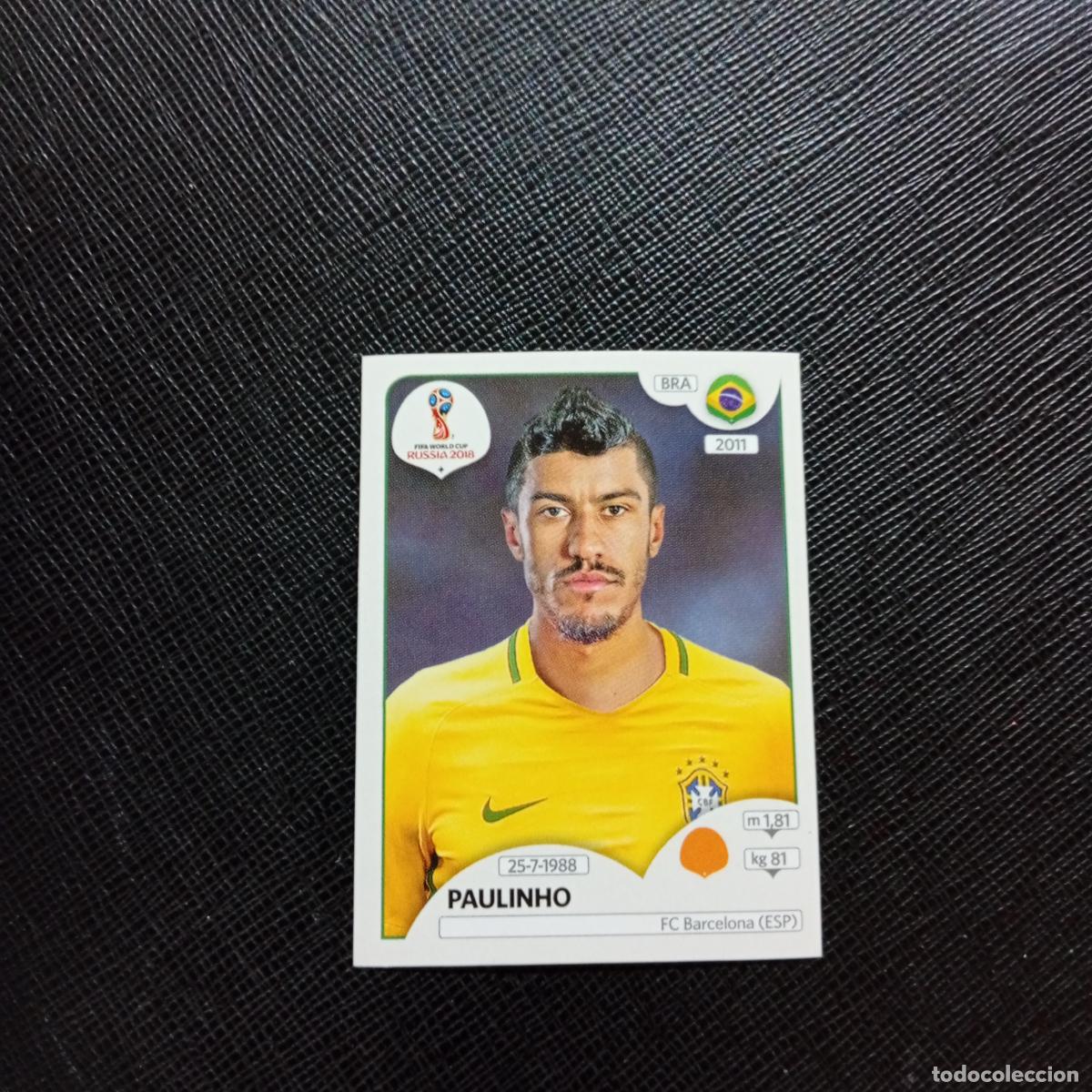 Football Stickers: 362 PAULINHO BRASIL PANINI MUNDIAL RUSIA 2018 CROMO FUTBOL 18 - SIN PEGAR - CJ2 ............