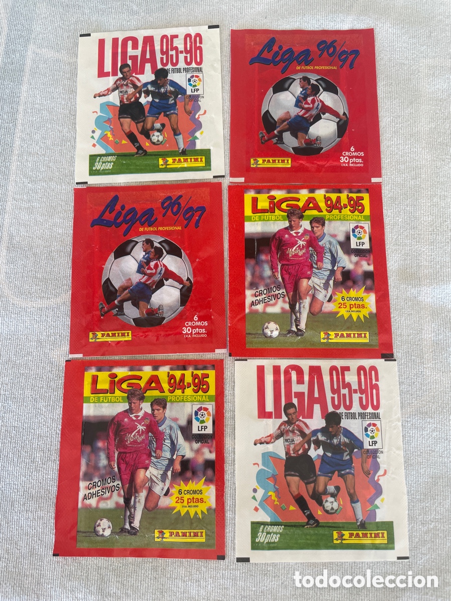 Football Stickers: Lote de sobres de cromos sin abrir LIGA