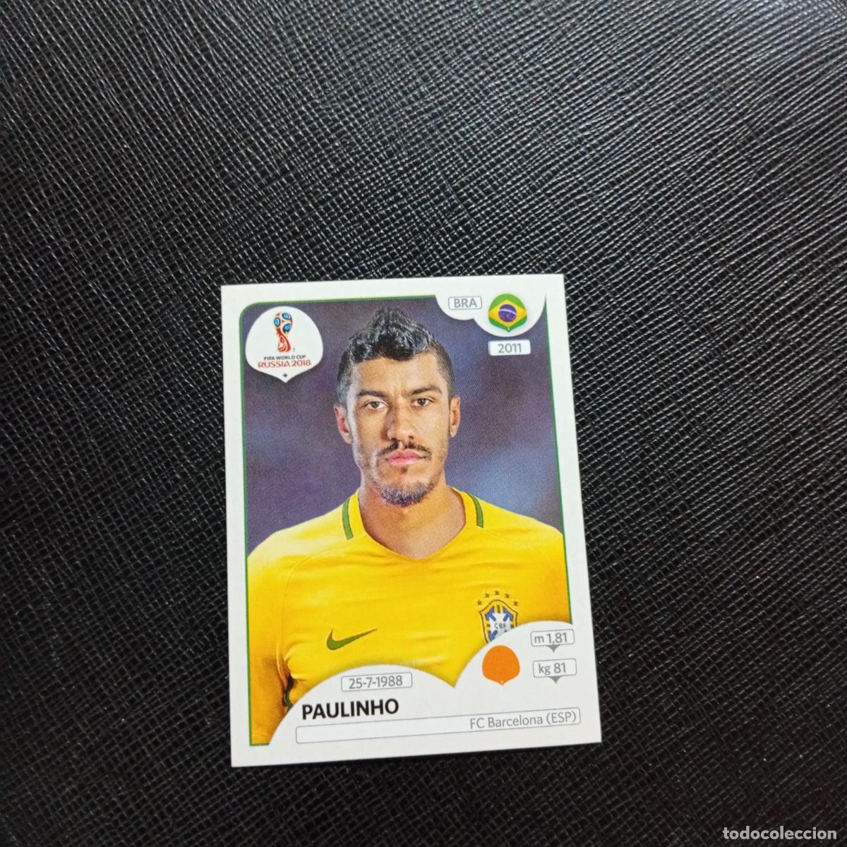 Football Stickers: 362 PAULINHO BRASIL PANINI MUNDIAL RUSIA 2018 CROMO FUTBOL 18 - SIN PEGAR - CJ2 .............