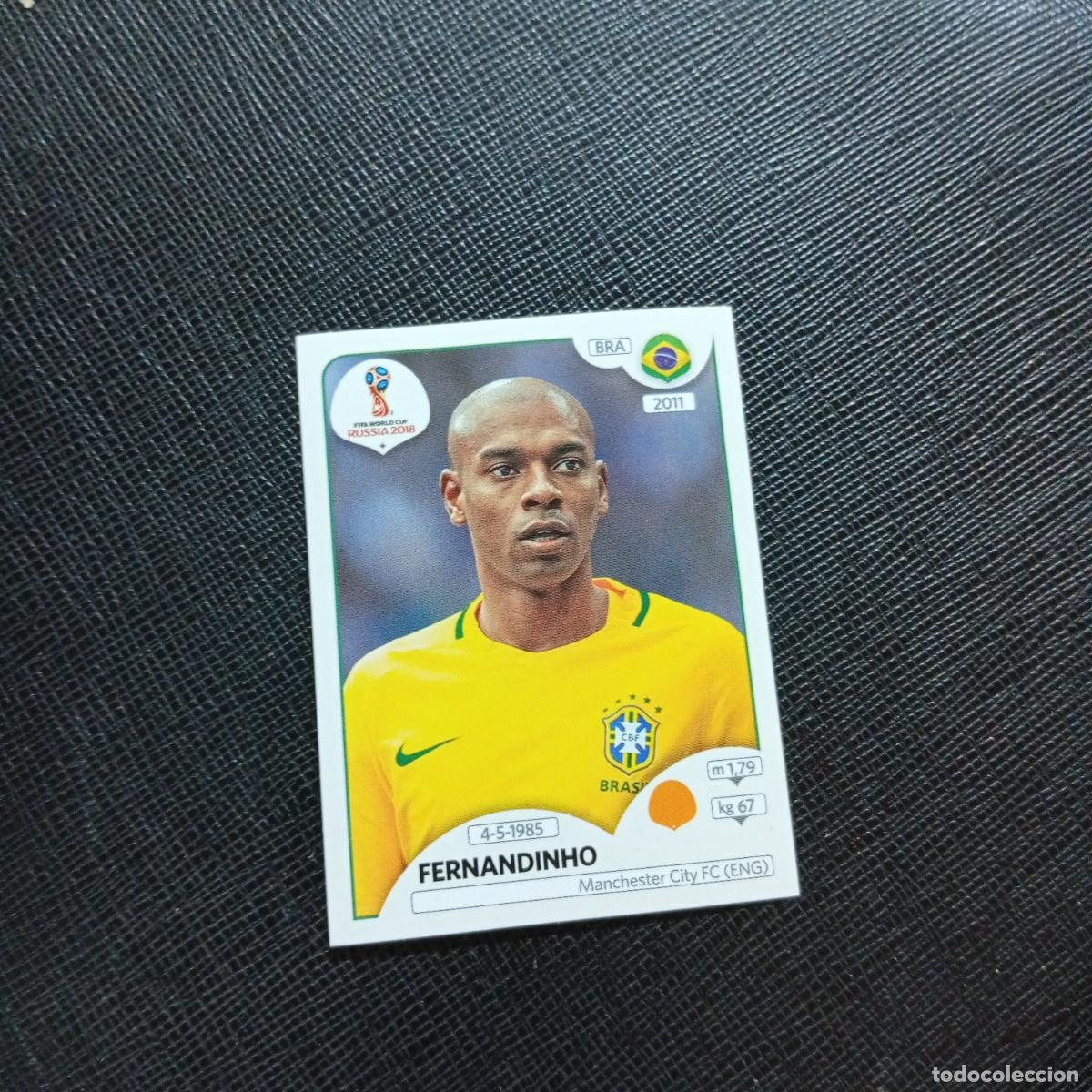Cromos de f&uacute;tbol: 363 FERNANDINHO BRASIL PANINI MUNDIAL RUSIA 2018 CROMO FUTBOL 18 - SIN PEGAR - CJ2 ...
