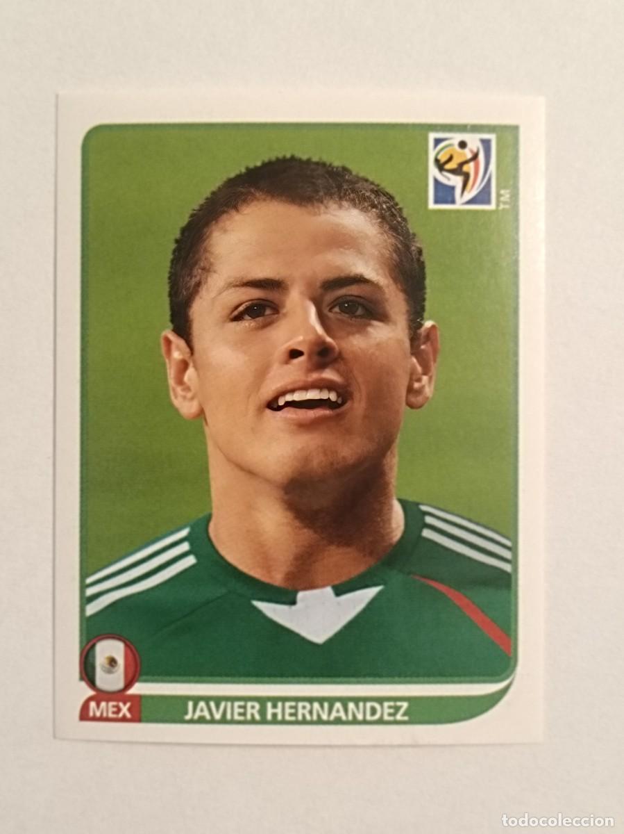 Cromos de f&uacute;tbol: #64 JAVIER HERNANDEZ (MEXICO) MUNDIAL SUDAFRICA 2010 PANINI