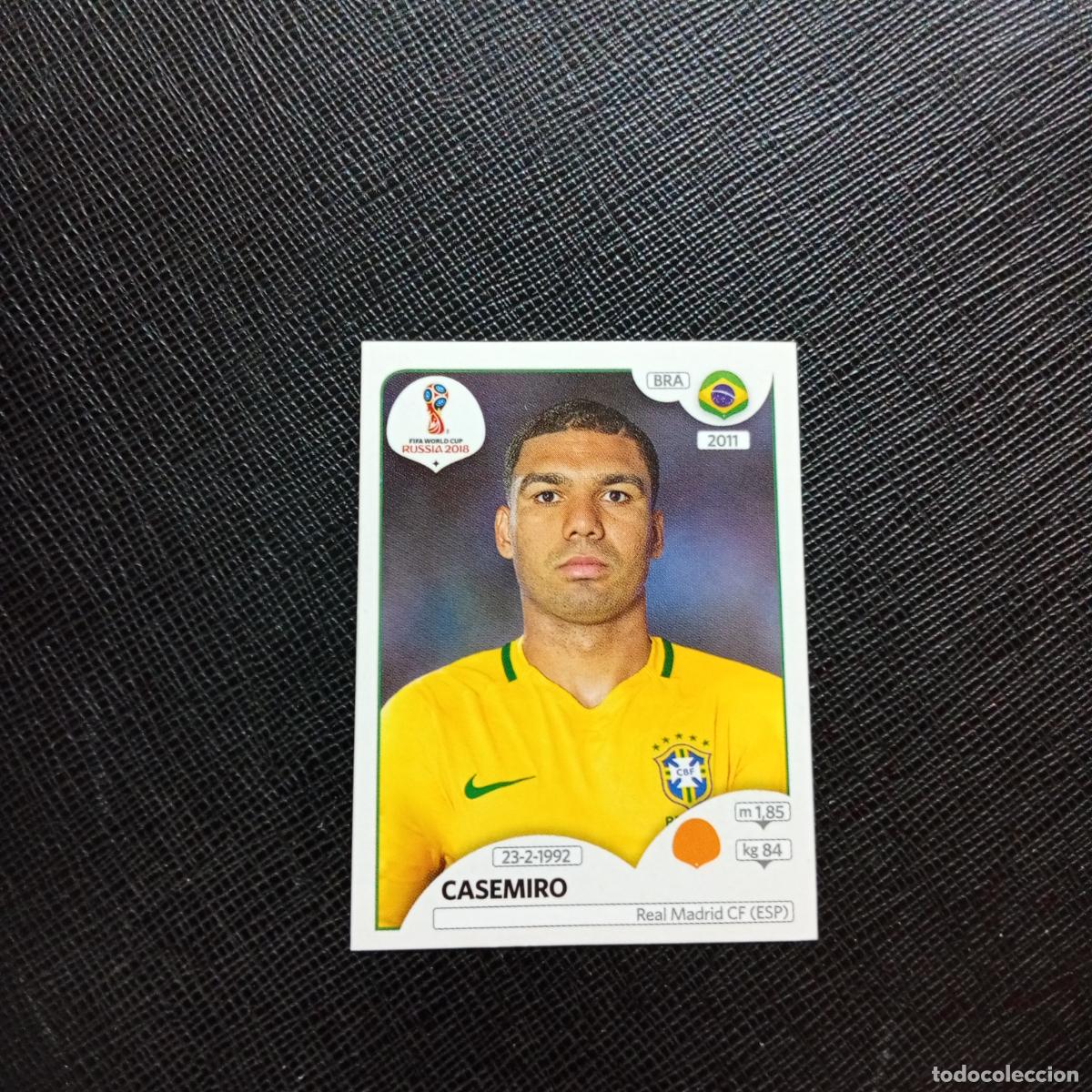 Cromos de f&uacute;tbol: 364 CASEMIRO BRASIL PANINI MUNDIAL RUSIA 2018 CROMO FUTBOL 18 - SIN PEGAR - CJ2 ...