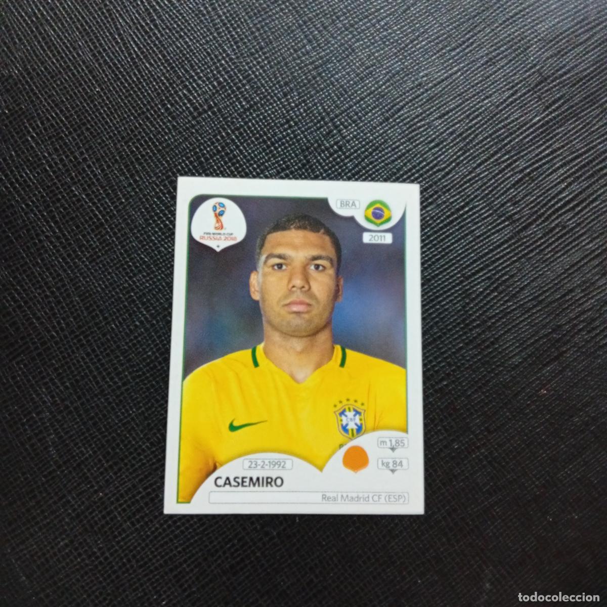 Cromos de f&uacute;tbol: 364 CASEMIRO BRASIL PANINI MUNDIAL RUSIA 2018 CROMO FUTBOL 18 - SIN PEGAR - CJ2 ...