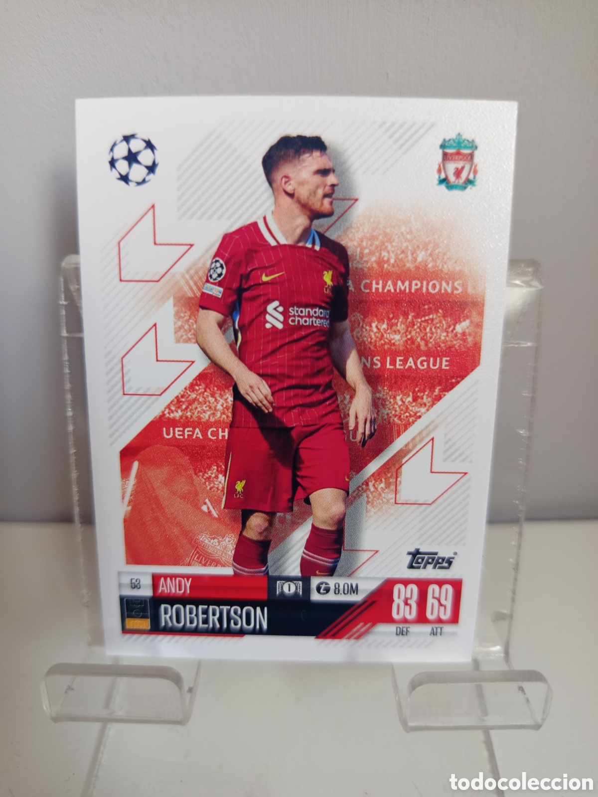 Cromos de Futebol: ❇️ CROMO CARD ⚽ ROBERTSON LIVERPOOL 53 2024 2025 24 25 MATCH ATTAX CHAMPIONS LEAGUE TOPPS ❇️