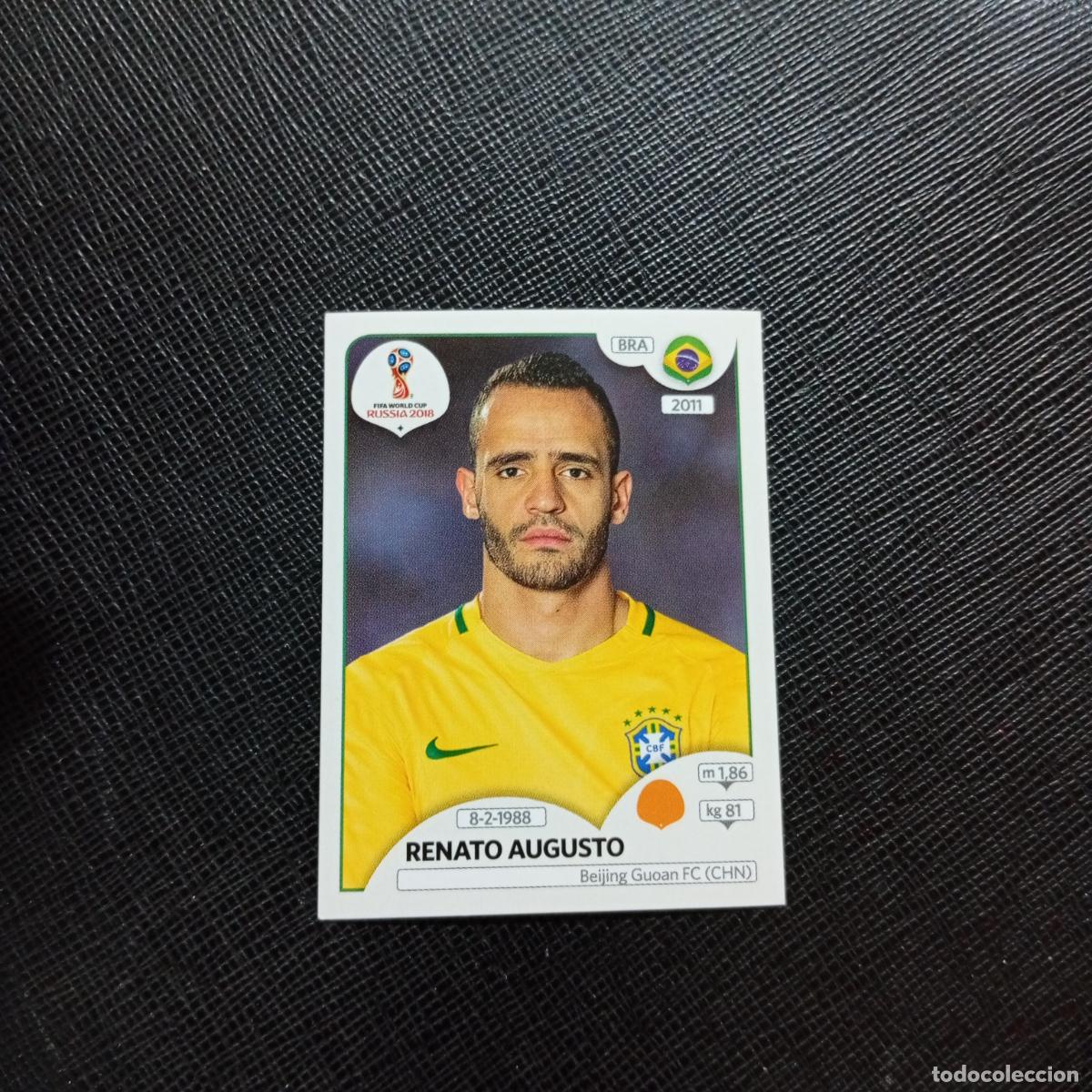 Cromos de f&uacute;tbol: 365 RENATO AUGUSTO BRASIL PANINI MUNDIAL RUSIA 2018 CROMO FUTBOL 18 - SIN PEGAR - CJ2