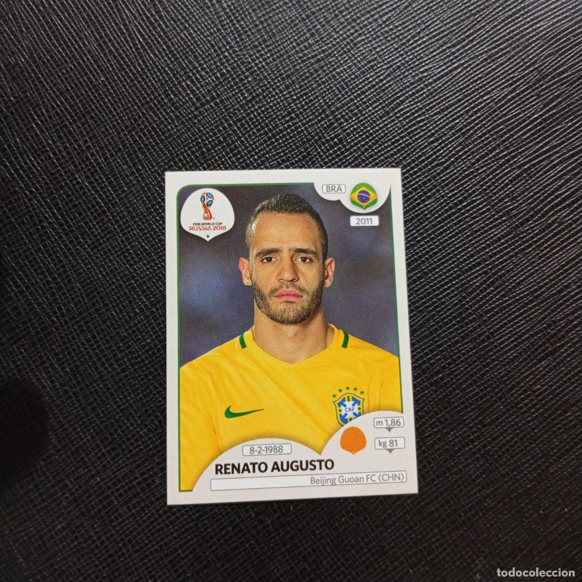 Cromos de f&uacute;tbol: 365 RENATO AUGUSTO BRASIL PANINI MUNDIAL RUSIA 2018 CROMO FUTBOL 18 - SIN PEGAR - CJ2
