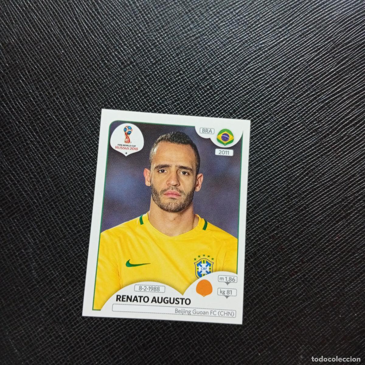 Cromos de f&uacute;tbol: 365 RENATO AUGUSTO BRASIL PANINI MUNDIAL RUSIA 2018 CROMO FUTBOL 18 - SIN PEGAR - CJ2 .