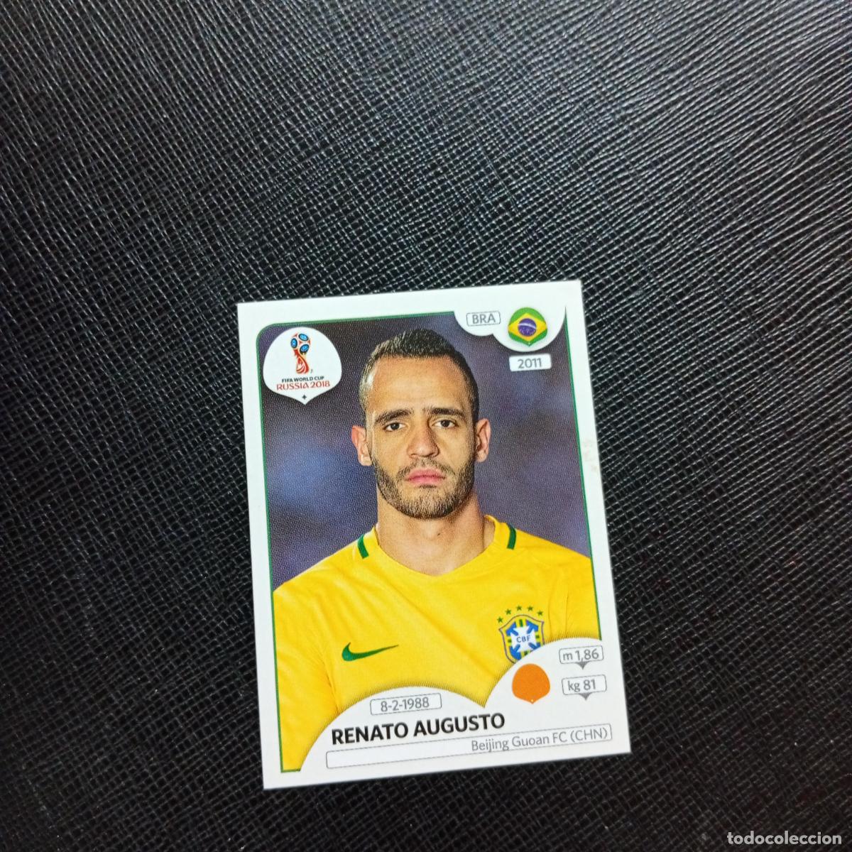 Cromos de f&uacute;tbol: 365 RENATO AUGUSTO BRASIL PANINI MUNDIAL RUSIA 2018 CROMO FUTBOL 18 - SIN PEGAR - CJ2 .