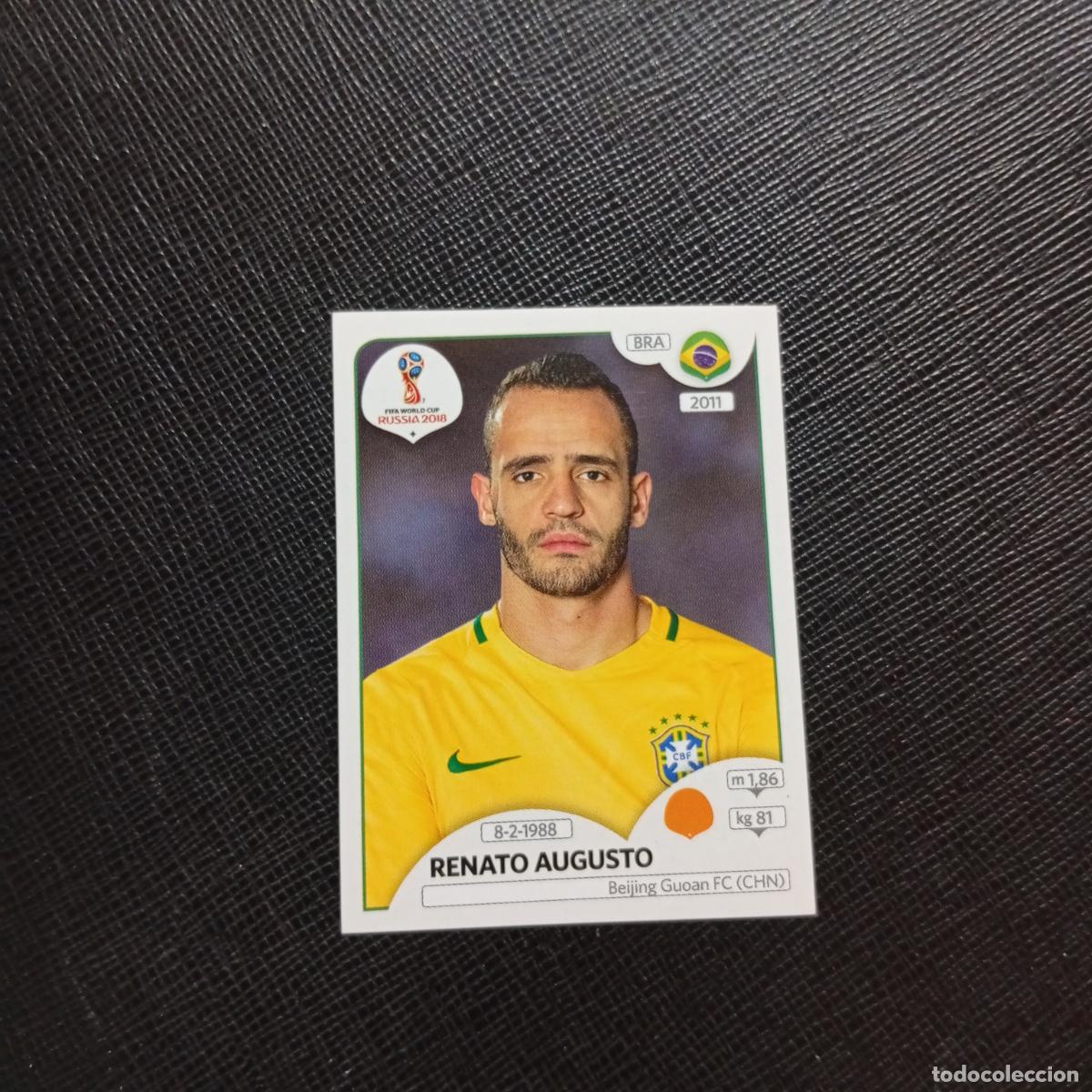 Cromos de f&uacute;tbol: 365 RENATO AUGUSTO BRASIL PANINI MUNDIAL RUSIA 2018 CROMO FUTBOL 18 - SIN PEGAR - CJ2 ..