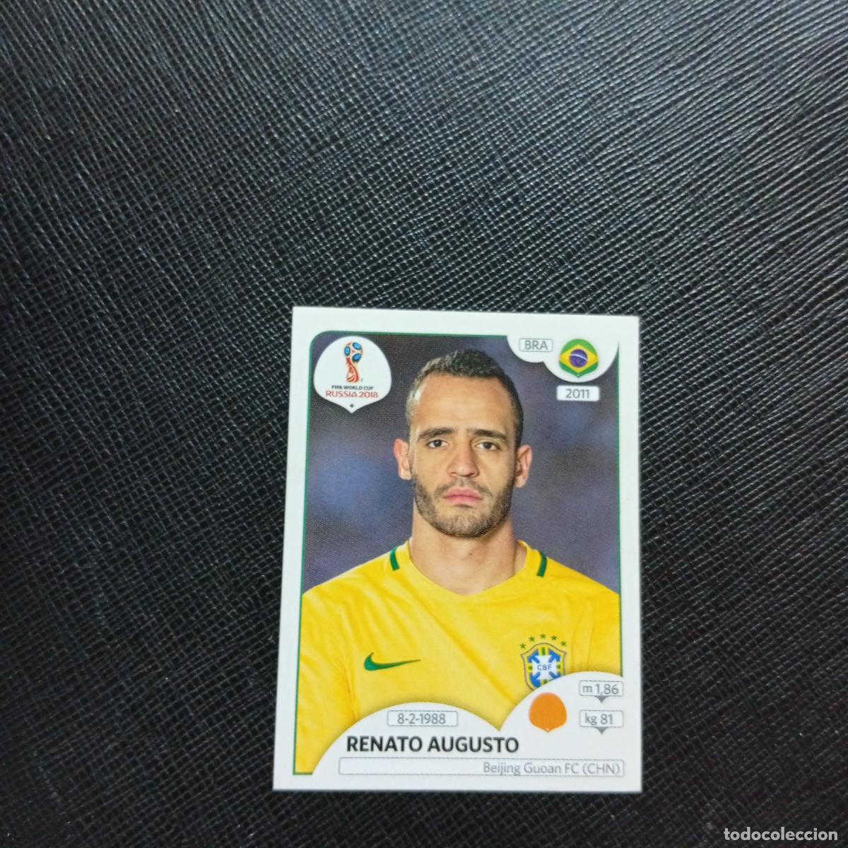 Cromos de f&uacute;tbol: 365 RENATO AUGUSTO BRASIL PANINI MUNDIAL RUSIA 2018 CROMO FUTBOL 18 - SIN PEGAR - CJ2 ..