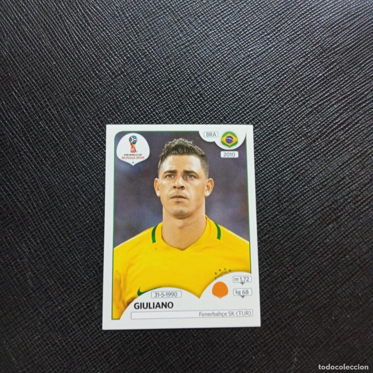 Cromos de f&uacute;tbol: 366 GIULIANO BRASIL PANINI MUNDIAL RUSIA 2018 CROMO FUTBOL 18 - SIN PEGAR - CJ2