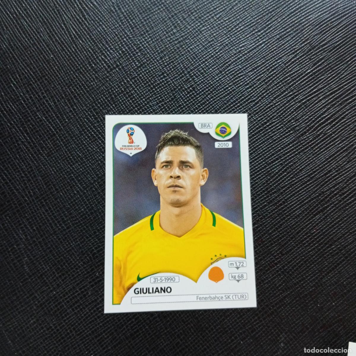 Cromos de f&uacute;tbol: 366 GIULIANO BRASIL PANINI MUNDIAL RUSIA 2018 CROMO FUTBOL 18 - SIN PEGAR - CJ2 .