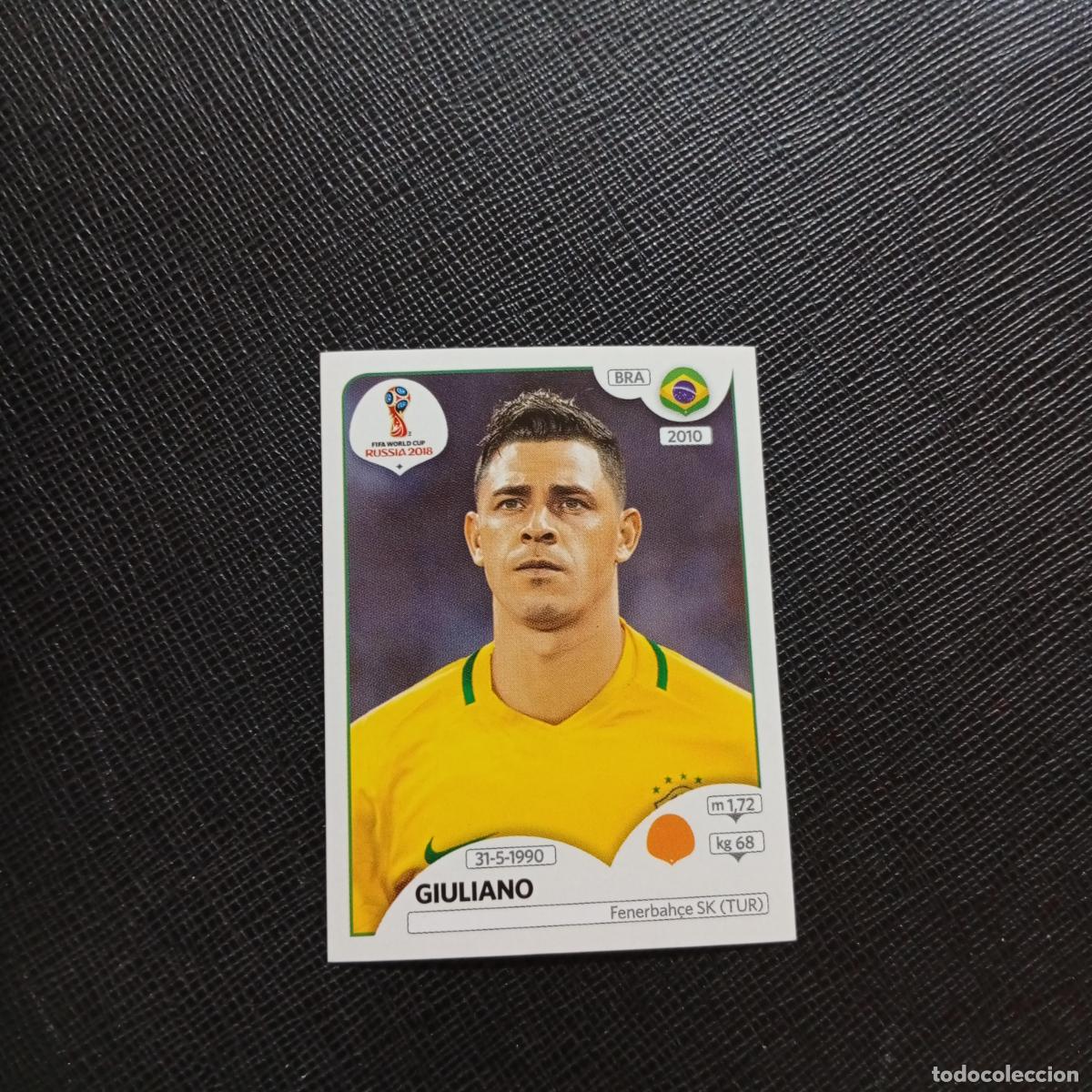 Cromos de f&uacute;tbol: 366 GIULIANO BRASIL PANINI MUNDIAL RUSIA 2018 CROMO FUTBOL 18 - SIN PEGAR - CJ2 .