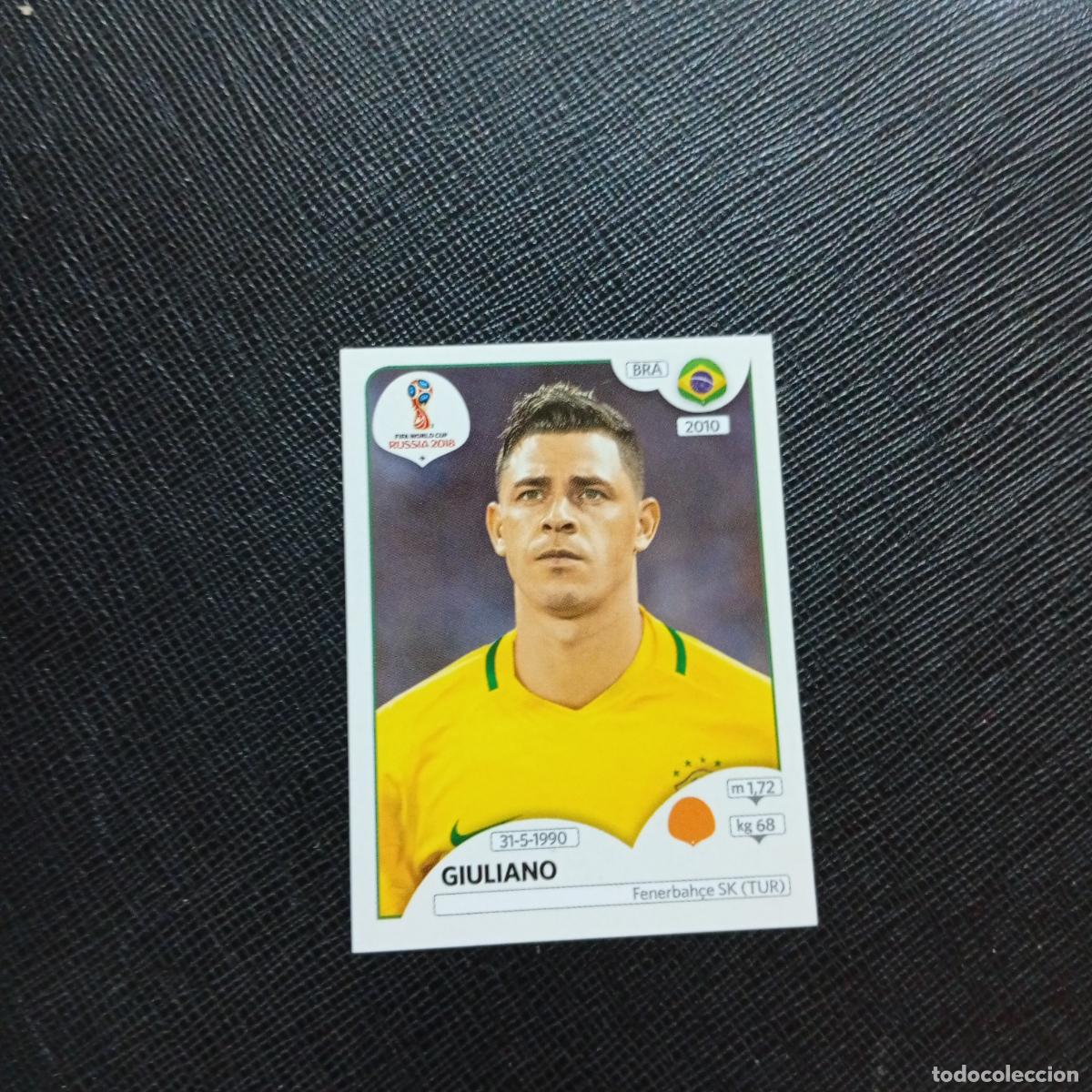 Cromos de f&uacute;tbol: 366 GIULIANO BRASIL PANINI MUNDIAL RUSIA 2018 CROMO FUTBOL 18 - SIN PEGAR - CJ2 ..