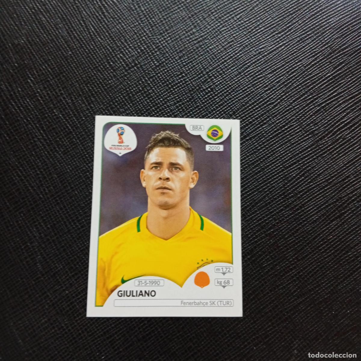 Cromos de f&uacute;tbol: 366 GIULIANO BRASIL PANINI MUNDIAL RUSIA 2018 CROMO FUTBOL 18 - SIN PEGAR - CJ2 ....