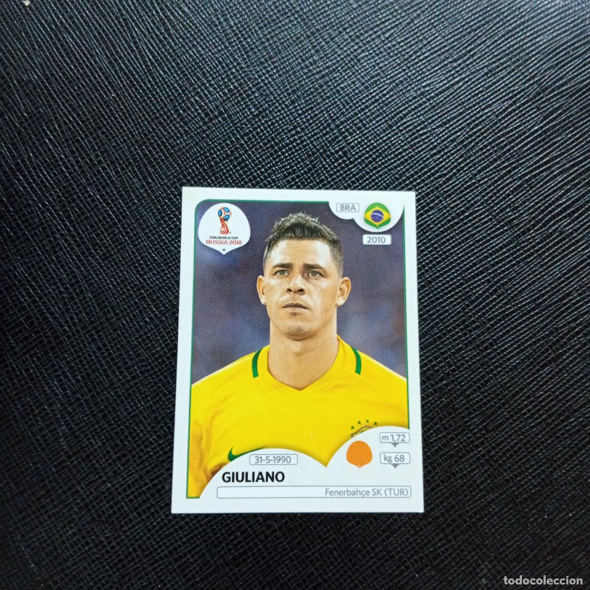Cromos de f&uacute;tbol: 366 GIULIANO BRASIL PANINI MUNDIAL RUSIA 2018 CROMO FUTBOL 18 - SIN PEGAR - CJ2 ....