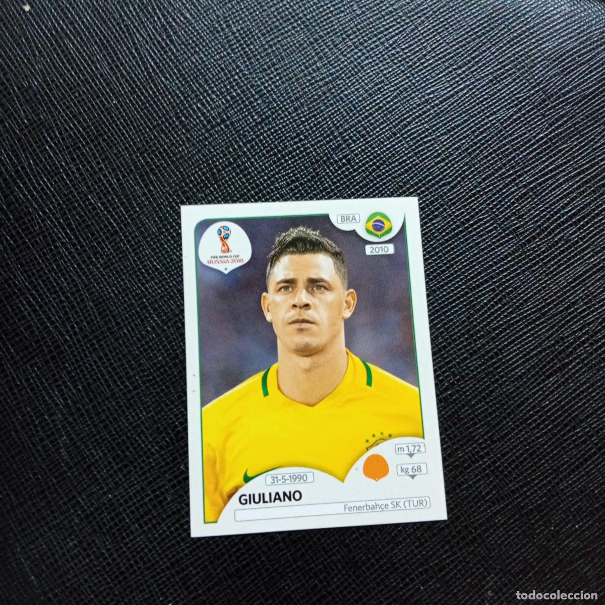 Cromos de f&uacute;tbol: 366 GIULIANO BRASIL PANINI MUNDIAL RUSIA 2018 CROMO FUTBOL 18 - SIN PEGAR - CJ2 .....