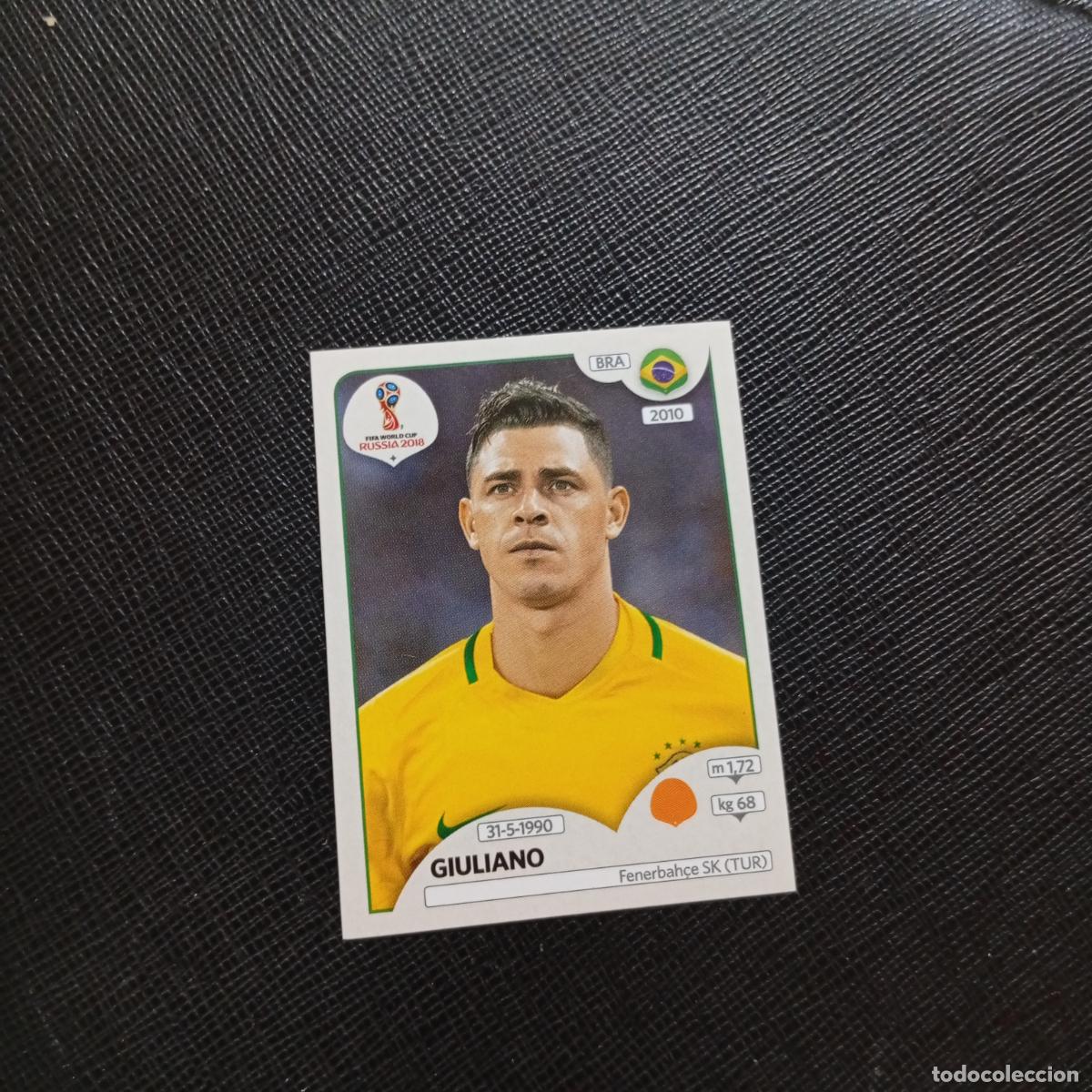 Cromos de f&uacute;tbol: 366 GIULIANO BRASIL PANINI MUNDIAL RUSIA 2018 CROMO FUTBOL 18 - SIN PEGAR - CJ2 ......