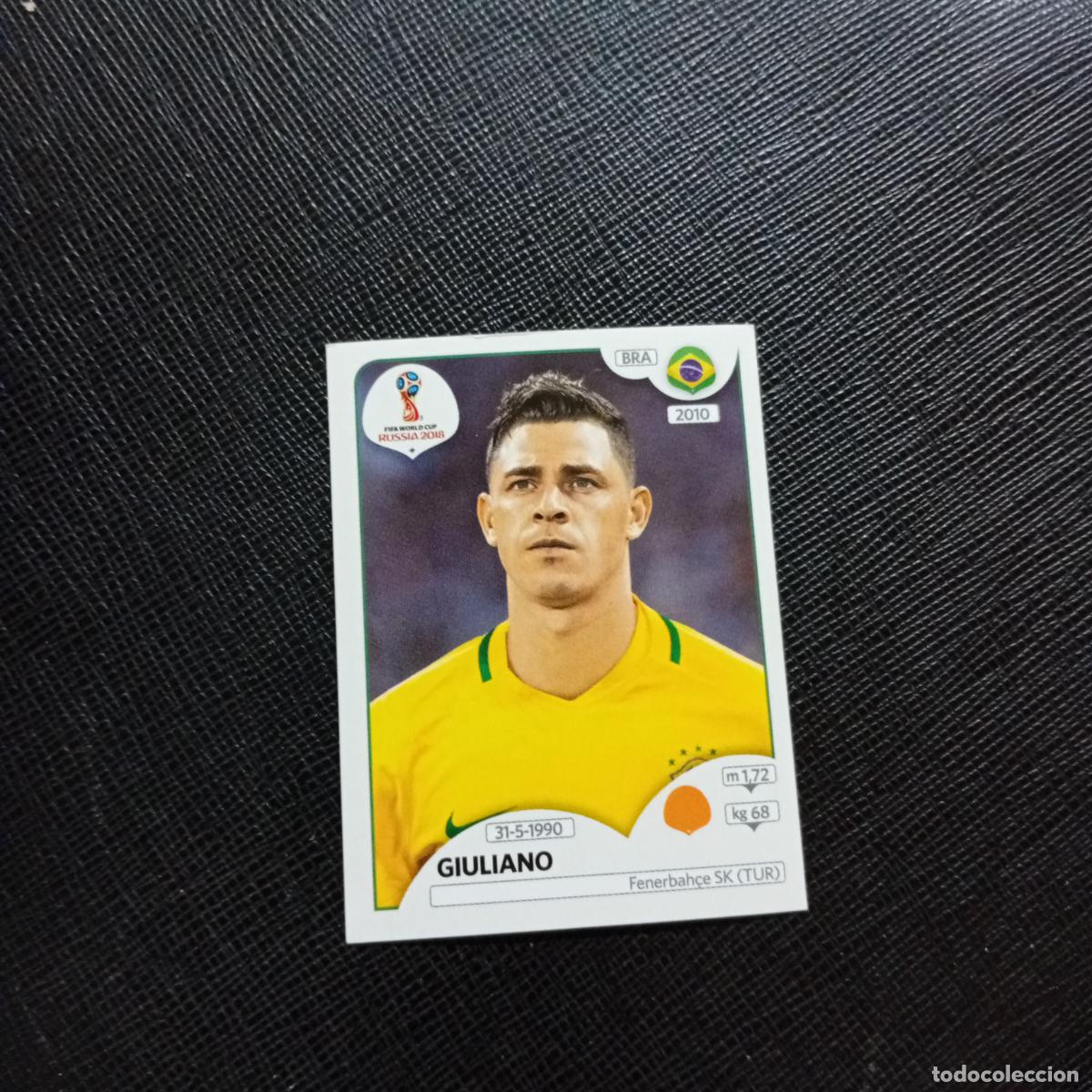 Cromos de f&uacute;tbol: 366 GIULIANO BRASIL PANINI MUNDIAL RUSIA 2018 CROMO FUTBOL 18 - SIN PEGAR - CJ2 .......