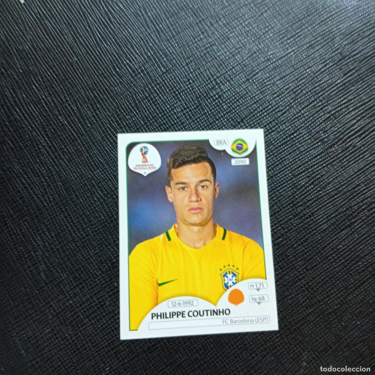 Cromos de Futebol: 367 PHILIPPE COUTINHO BRASIL PANINI MUNDIAL RUSIA 2018 CROMO FUTBOL 18 - SIN PEGAR - CJ2 ...
