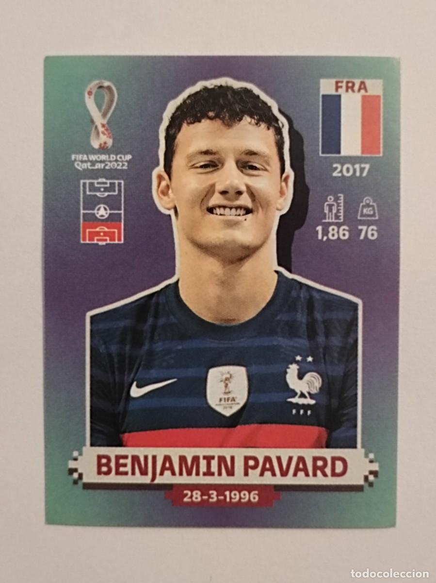 Cromos de f&uacute;tbol: #FRA 9 BENJAMIN PAVARD (FRANCIA) MUNDIAL QATAR 2022 PANINI