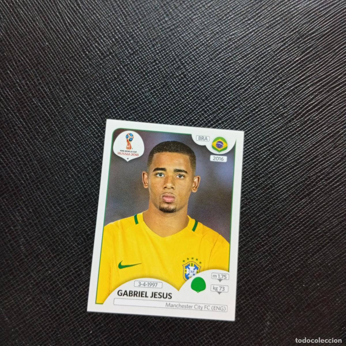 Football Stickers: 370 GABRIEL JESUS BRASIL PANINI MUNDIAL RUSIA 2018 CROMO FUTBOL 18 - SIN PEGAR - CJ2 ...