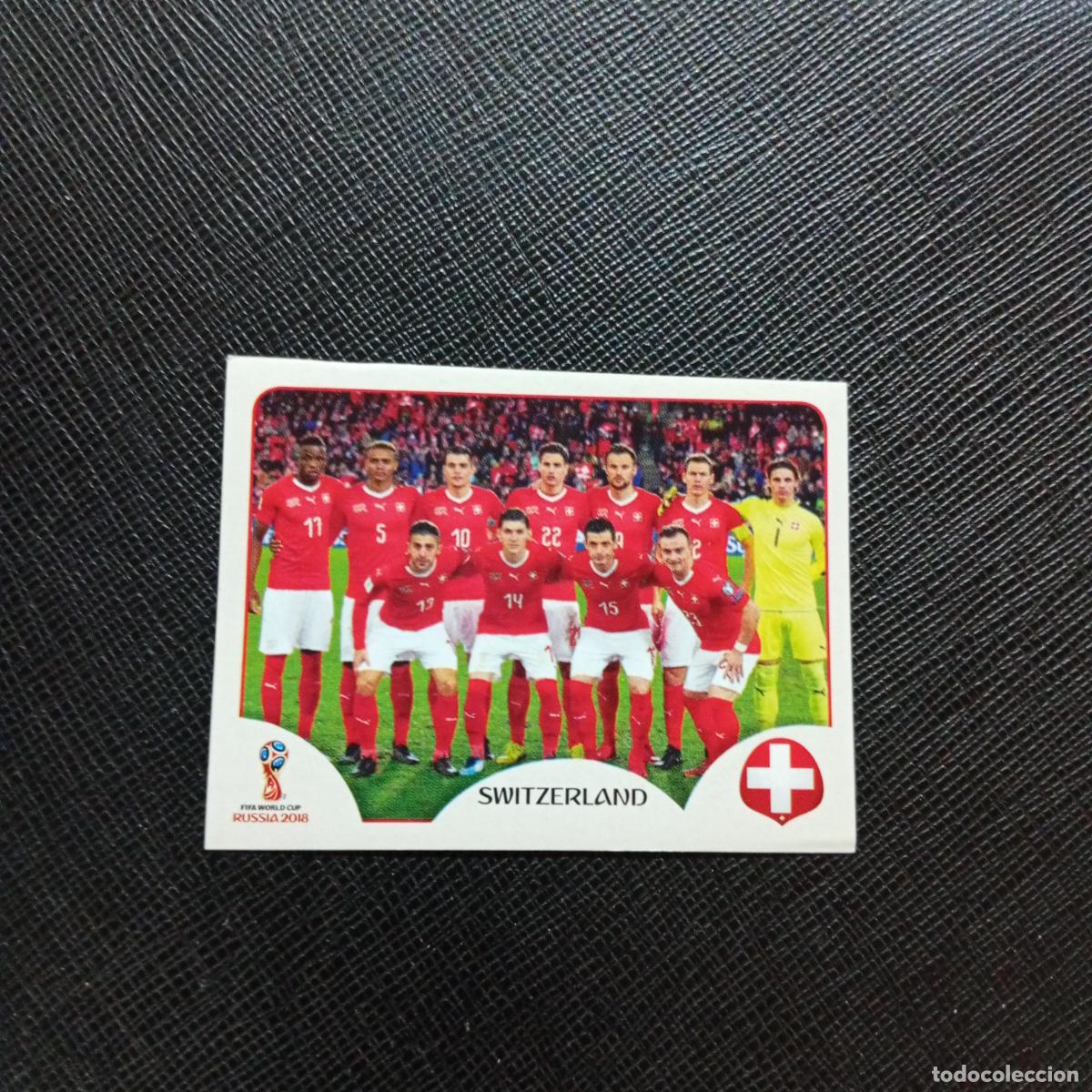 Football Stickers: 373 ALINEACION SUIZA PANINI MUNDIAL RUSIA 2018 CROMO FUTBOL 18 - SIN PEGAR - CJ2